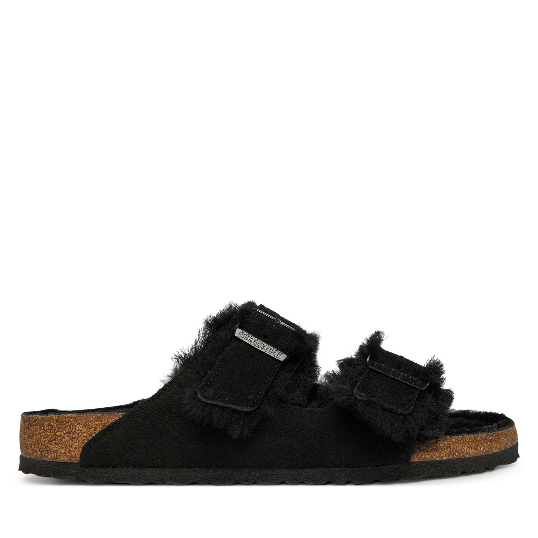 Şlapi Birkenstock Arizona Shearling 752661 Negru