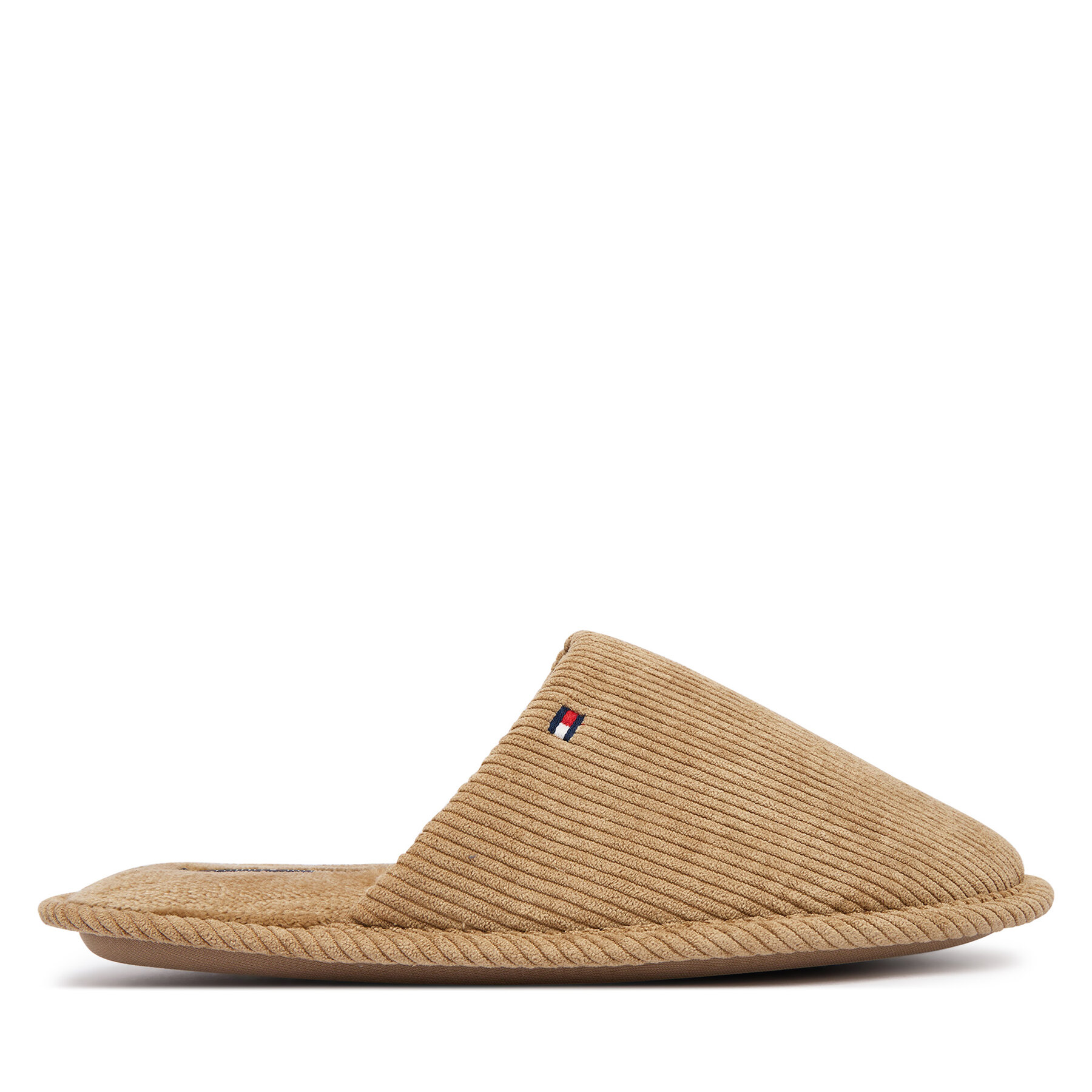 Papuče Tommy Hilfiger Corduroy House Shoes FM0FM06019 Béžová