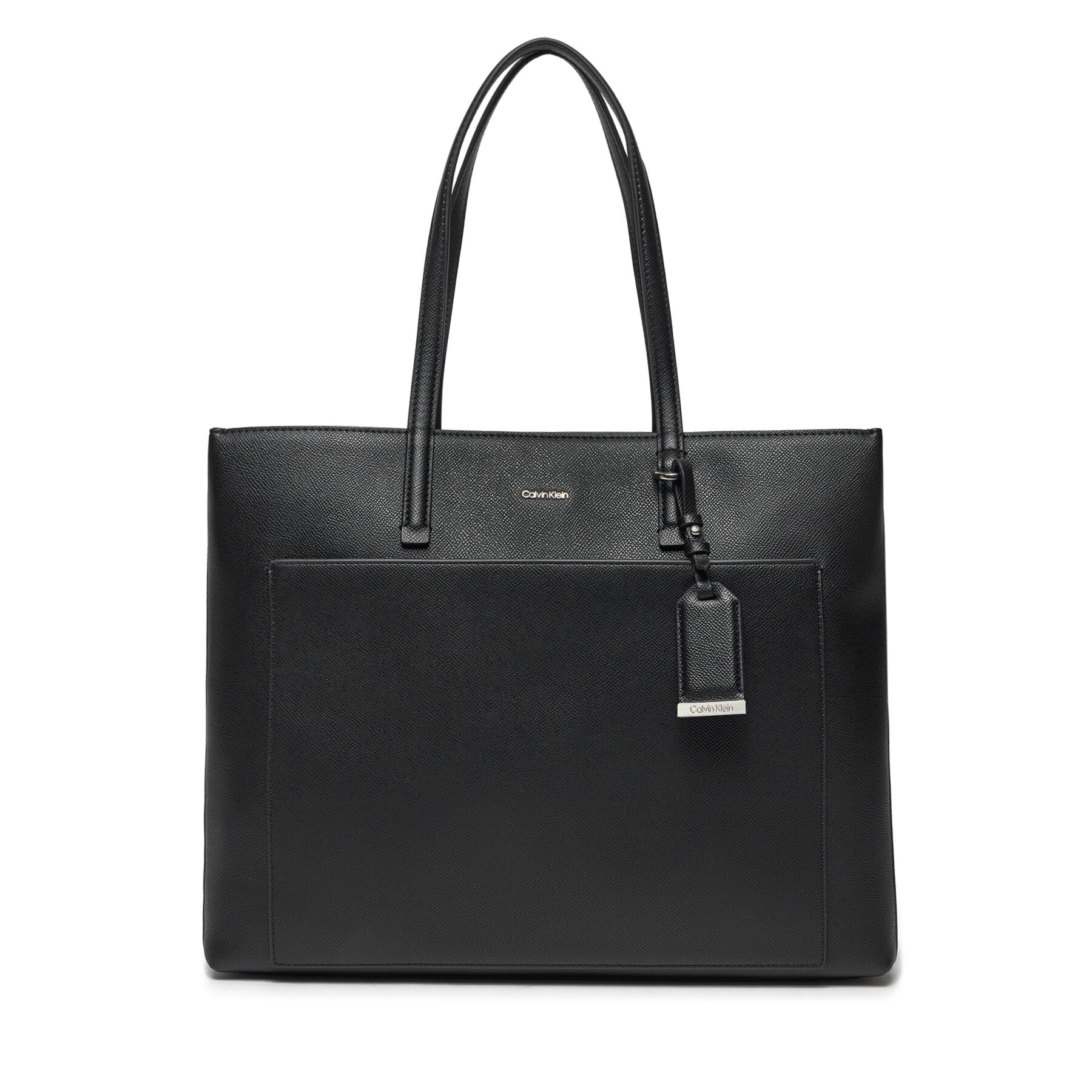 Τσάντα Calvin Klein Ck Must Medium Shopper_Caviar K60K613086 Μαύρο