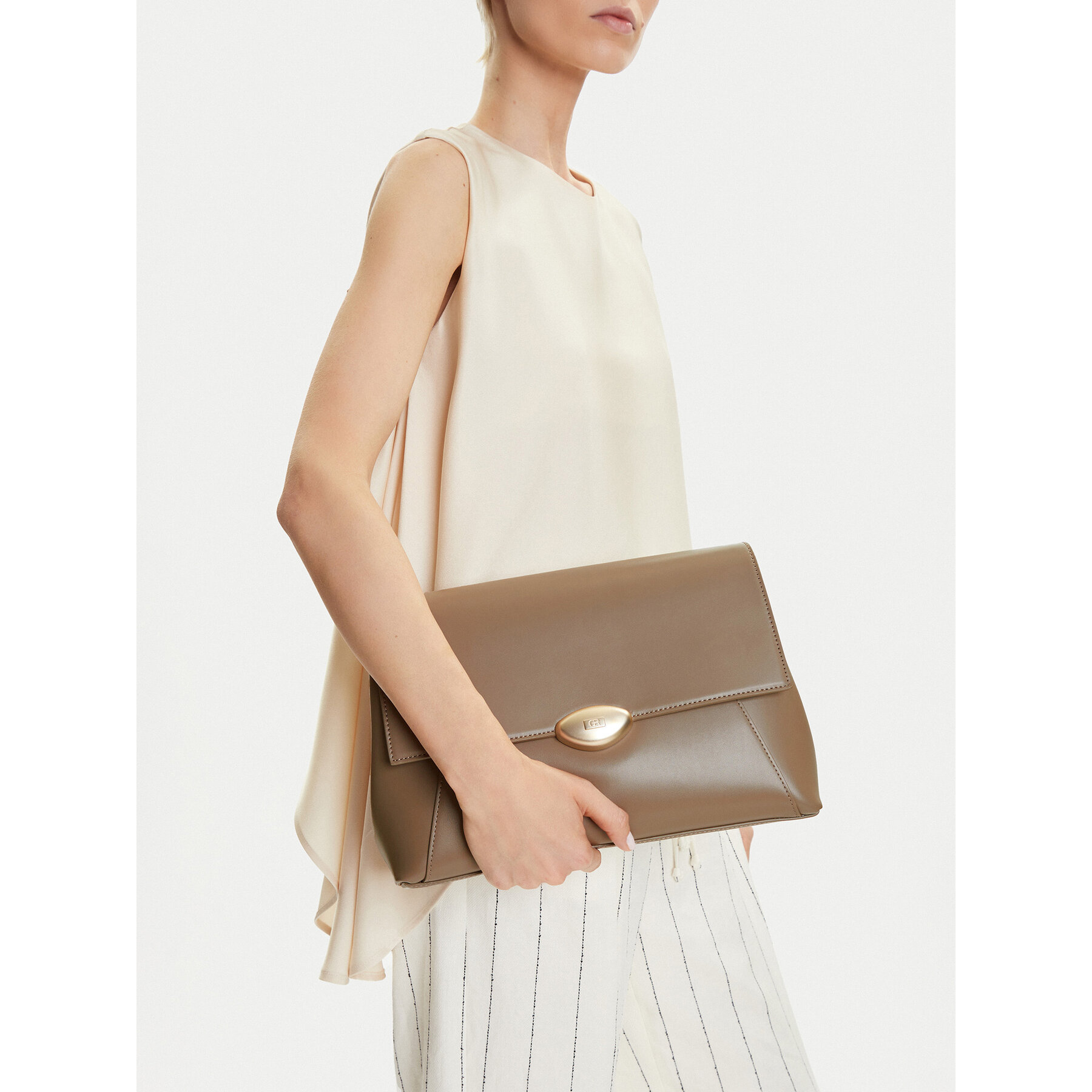 Geantă Gino Rossi CEO-PEARL-LX1050 Bej