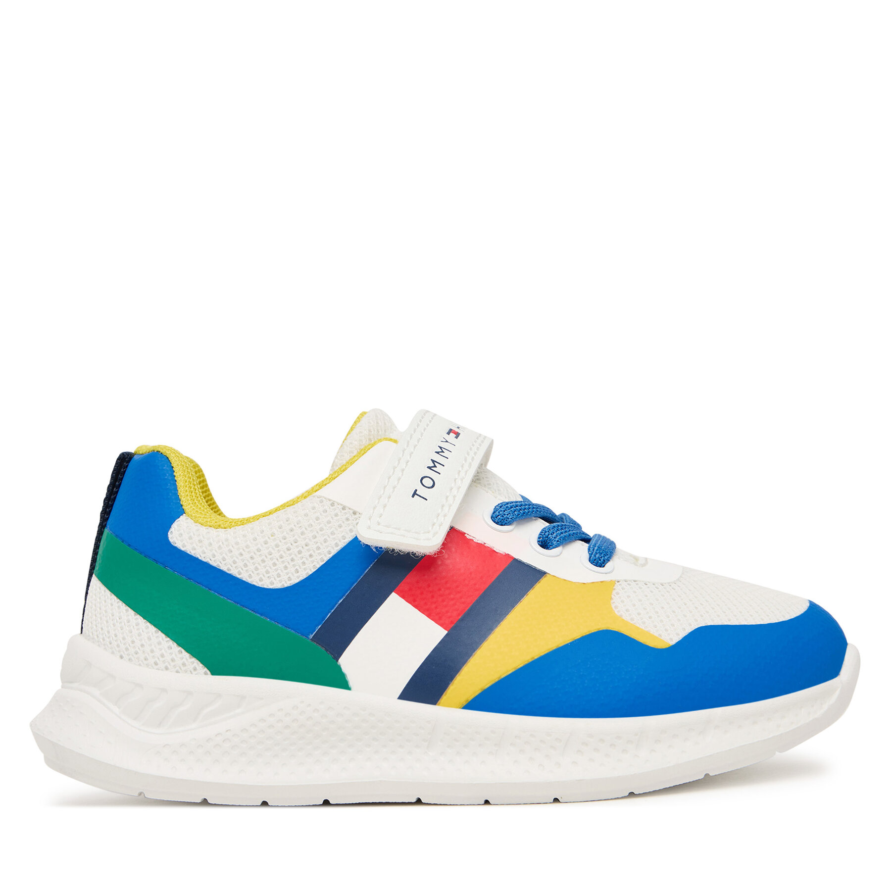 Sneakers Tommy Hilfiger Flag Low Cut Lace-Up/Velcro T1X9-34369-1843 M Colorat