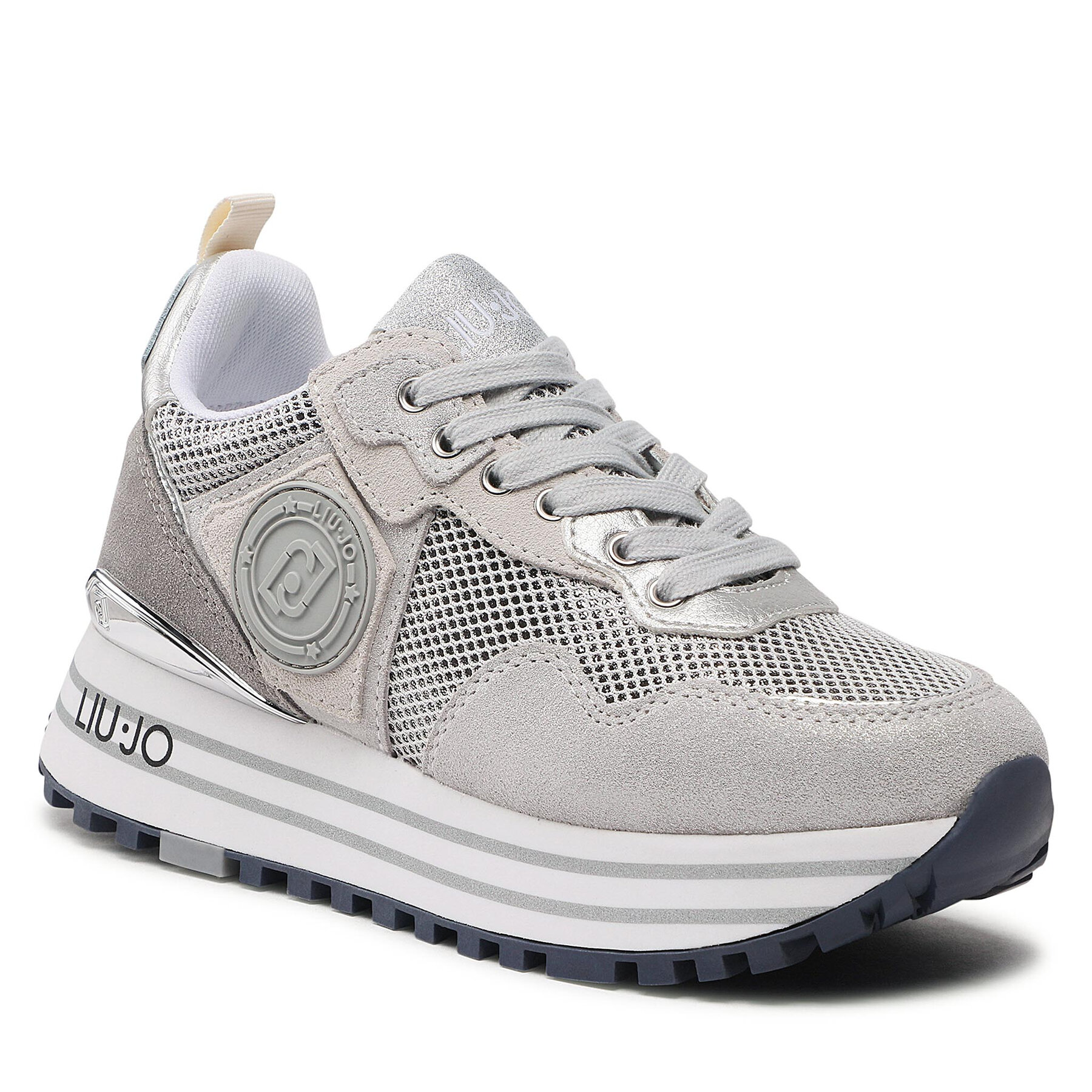 Zapatillas Liu Jo Maxi Wonder 48 BF2095 PX253 Plata