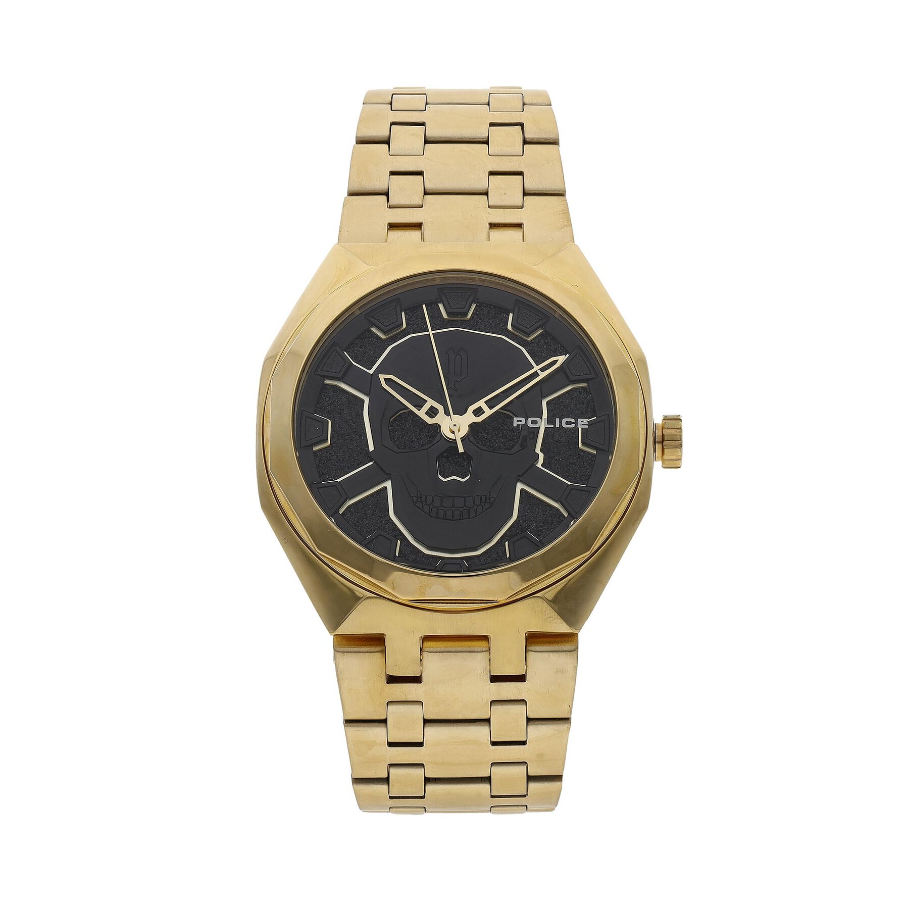 Męski Police Zegarek Złoty Kediri PEWJG2110703