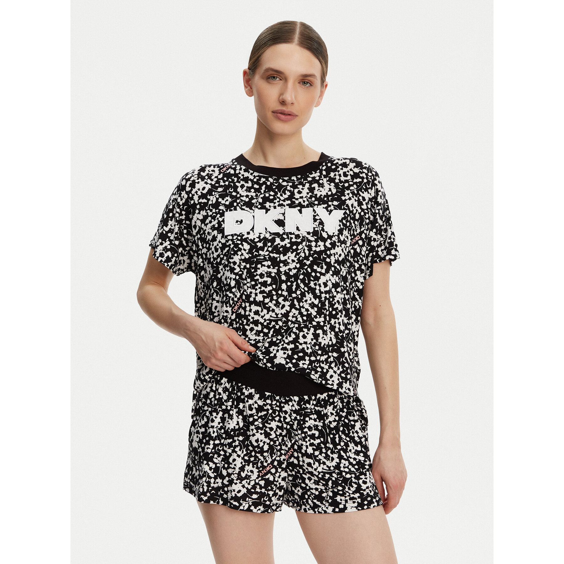 DKNY Pigiama YI80044 Nero Regular Fit