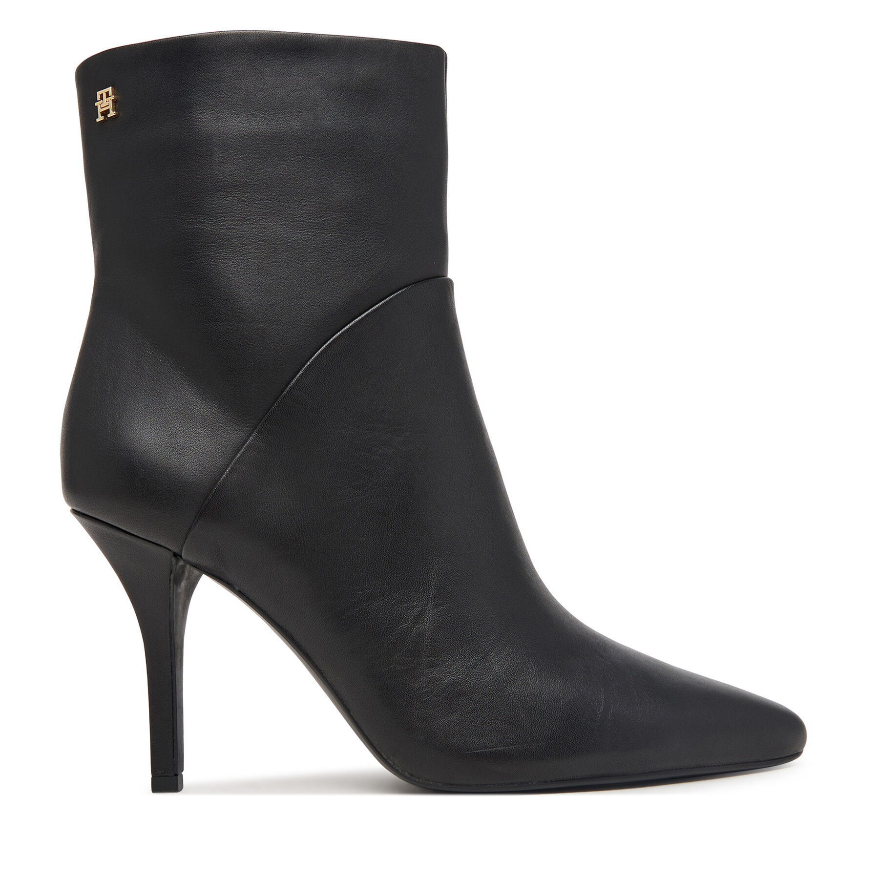 Škornji Tommy Hilfiger High Heel Clean Ankle Boot FW0FW09624 Črna