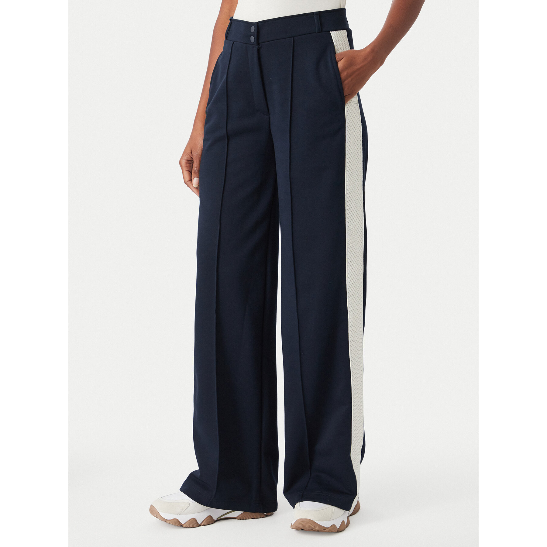 Guess Stoffhose V6YB26 K5139 Dunkelblau Relaxed Fit