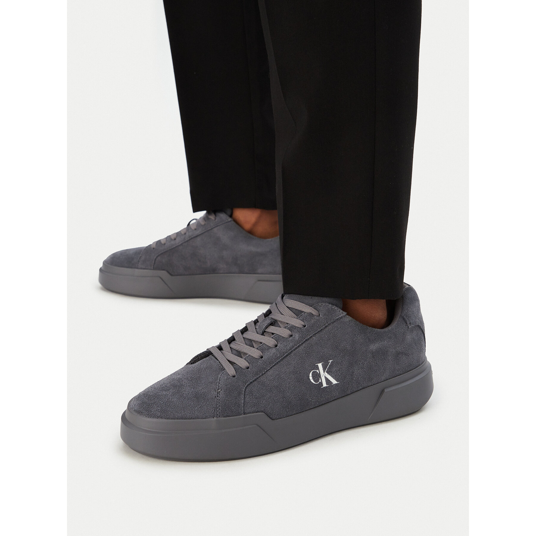 Tenisice Calvin Klein Chunky Laceup Su YM0YM01453 Siva
