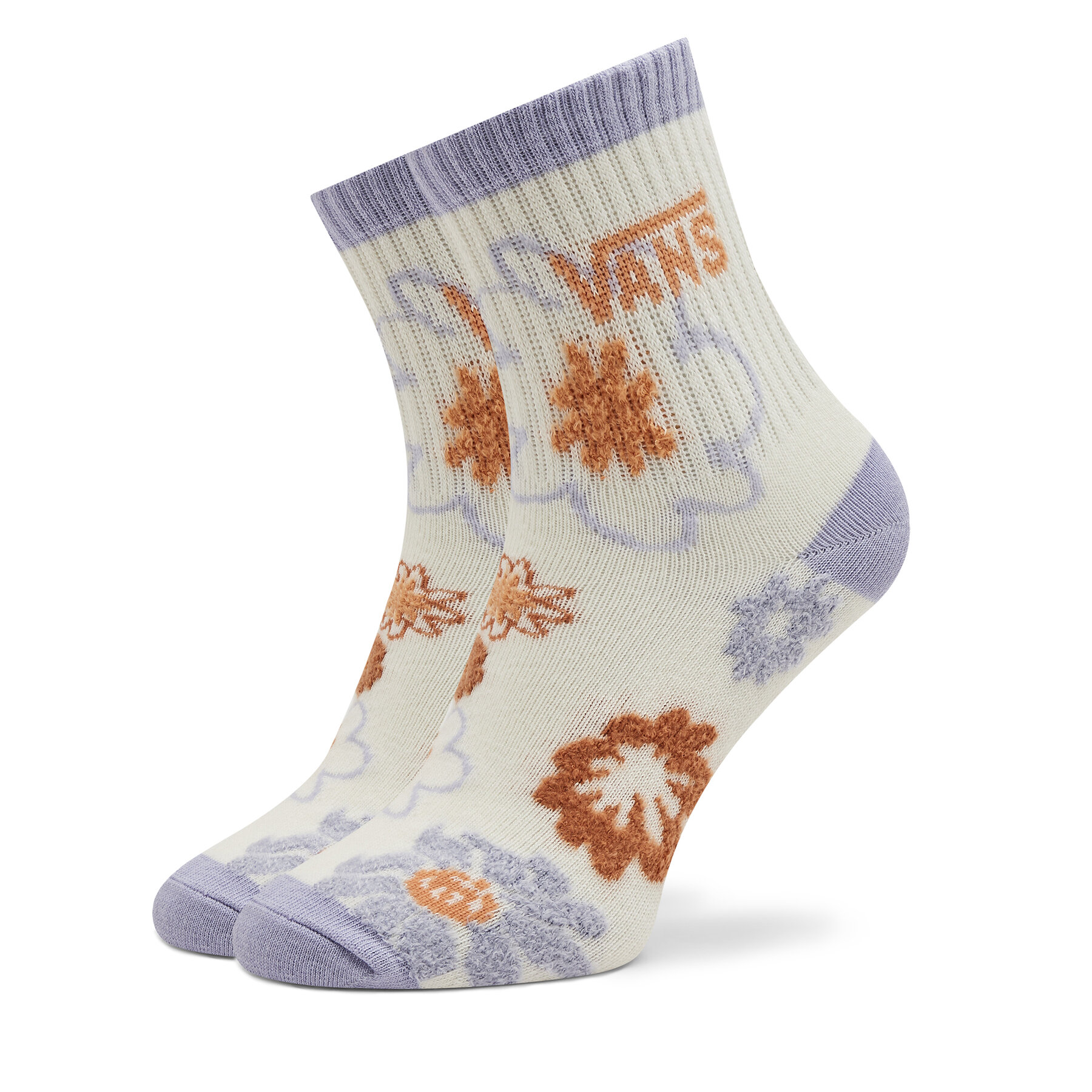 Chaussettes hautes femme Vans Summer Bloom Crew VN000GMH7VJ1 Beige