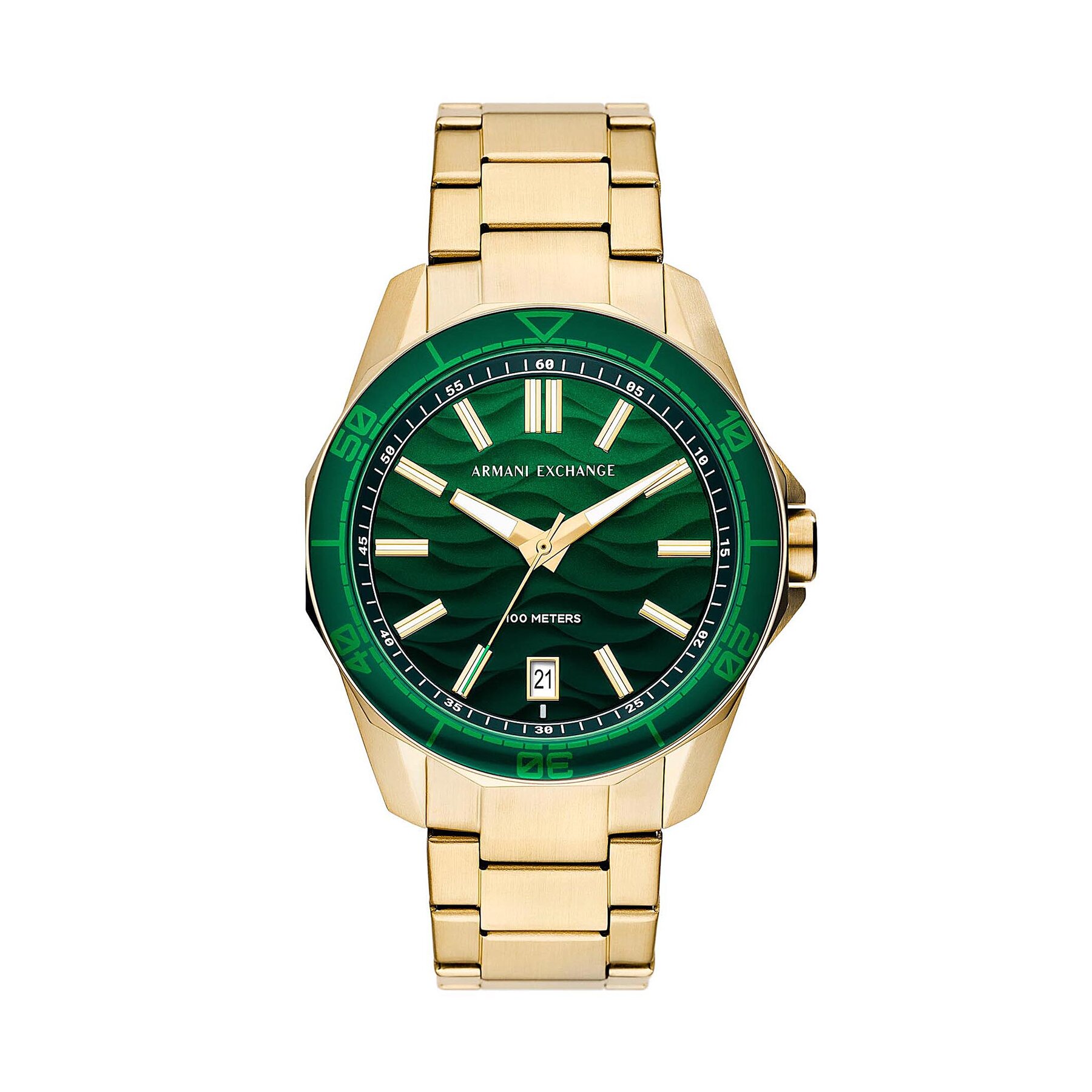 

Годинник Armani Exchange Spencer AX1951 Green/Gold, Золотий