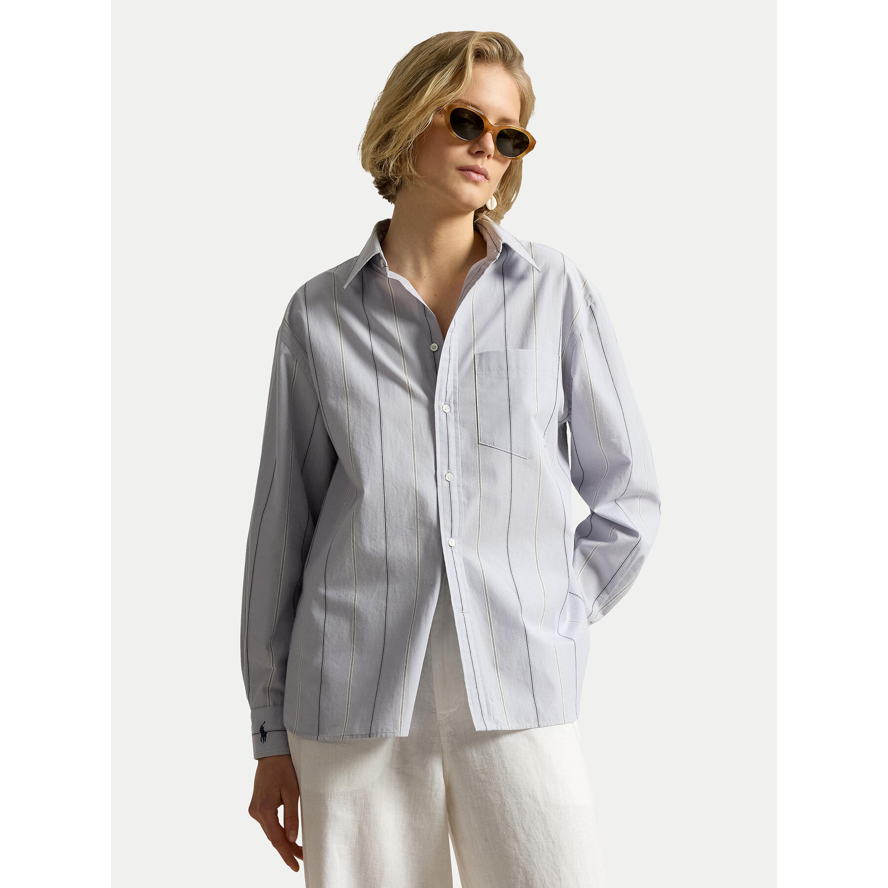 Polo Ralph Lauren Hemd 211B17125002 Hellblau Oversize