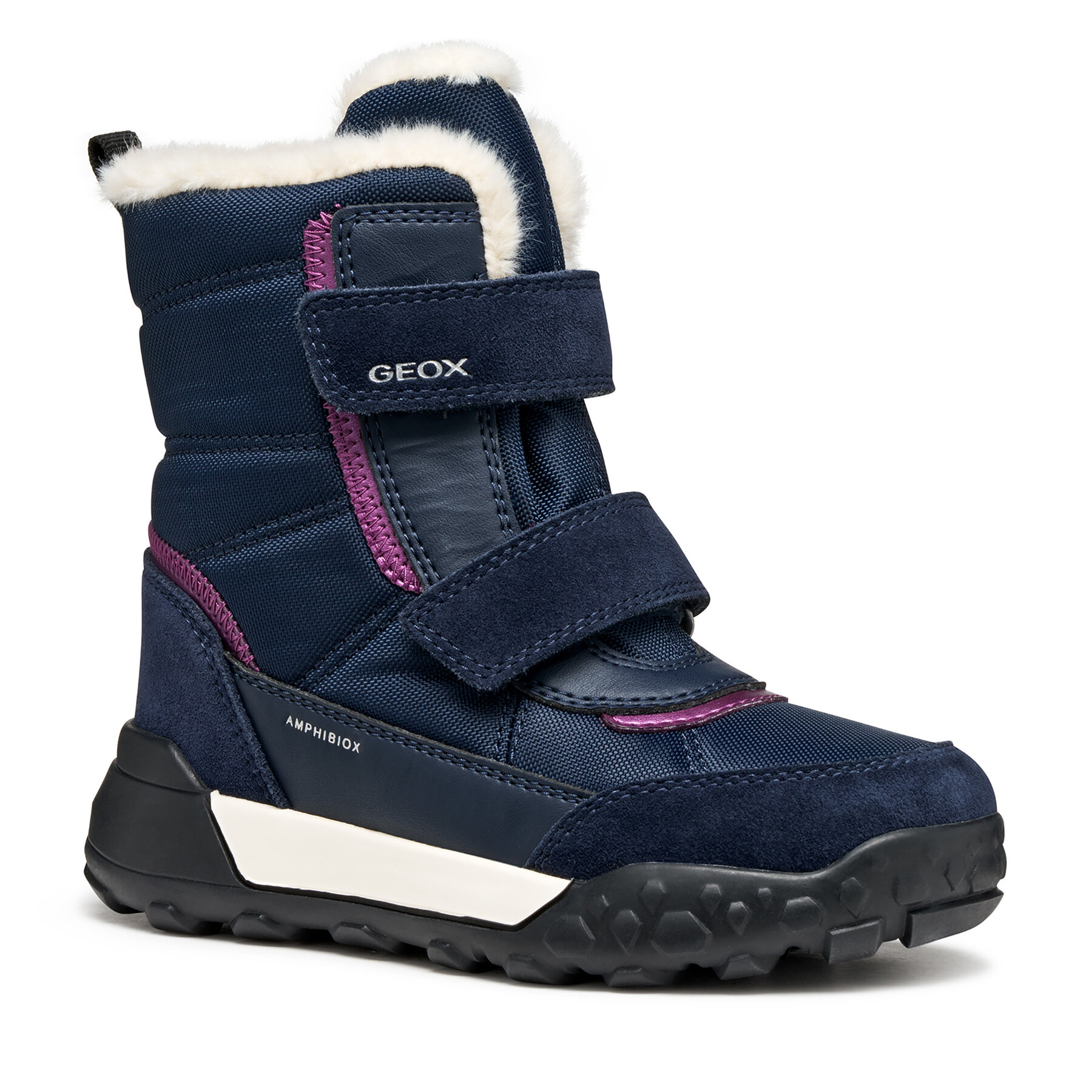 Cizme de zăpadă Geox J Trekkyup Girl B Abx J46M7E 08V22 C4269 M Bleumarin