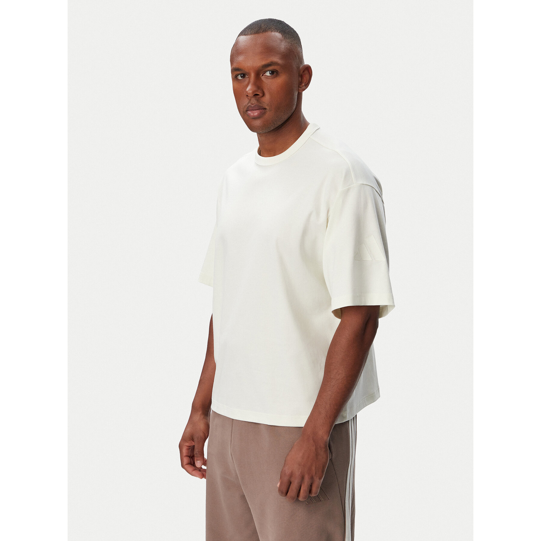 adidas Majica Soft Lux KB8095 Kremna Regular Fit