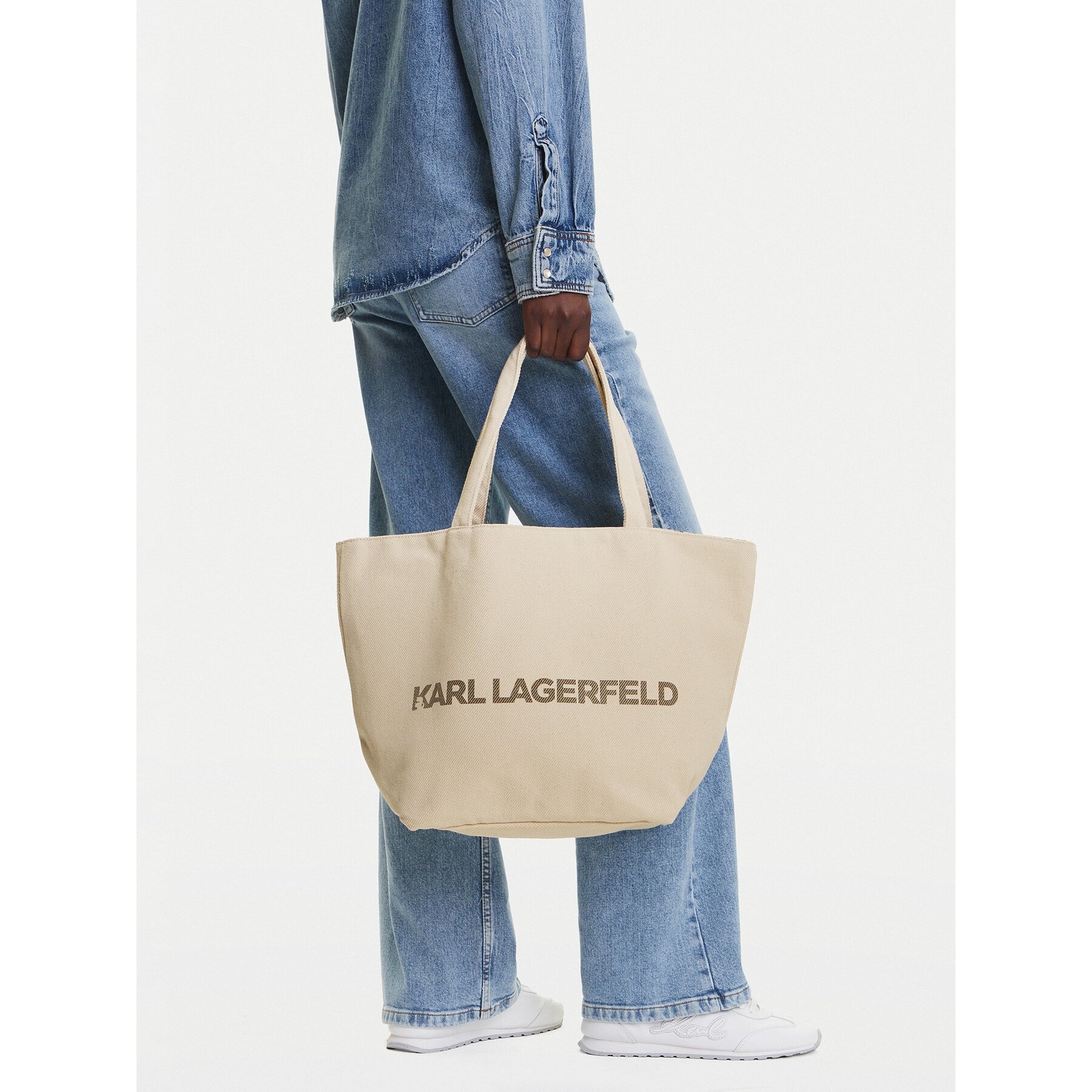 Τσάντα KARL LAGERFELD A2W50024 Μπεζ
