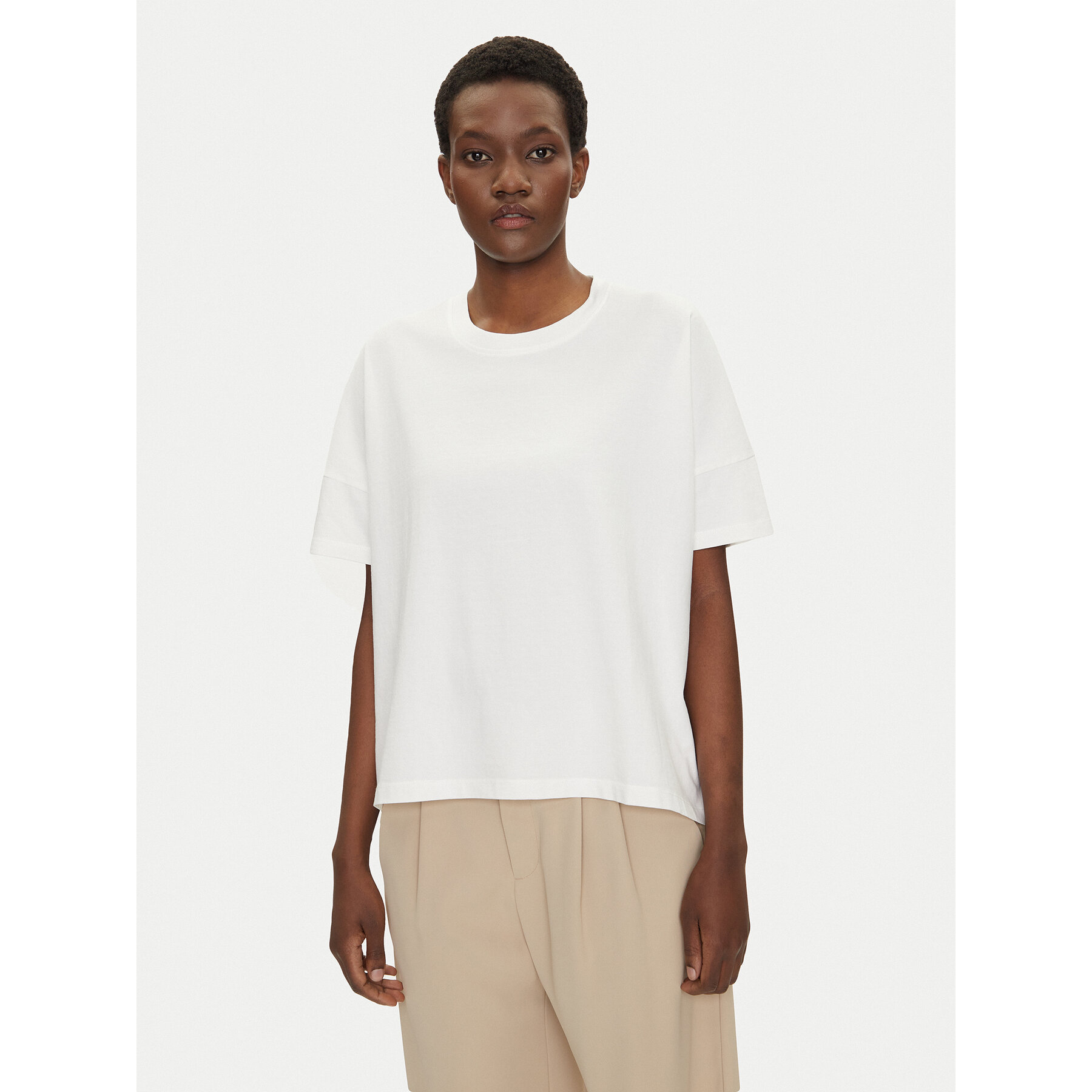 Bomboogie Bomboogie T-Shirt TW7441TJOR5 Λευκό Relaxed Fit