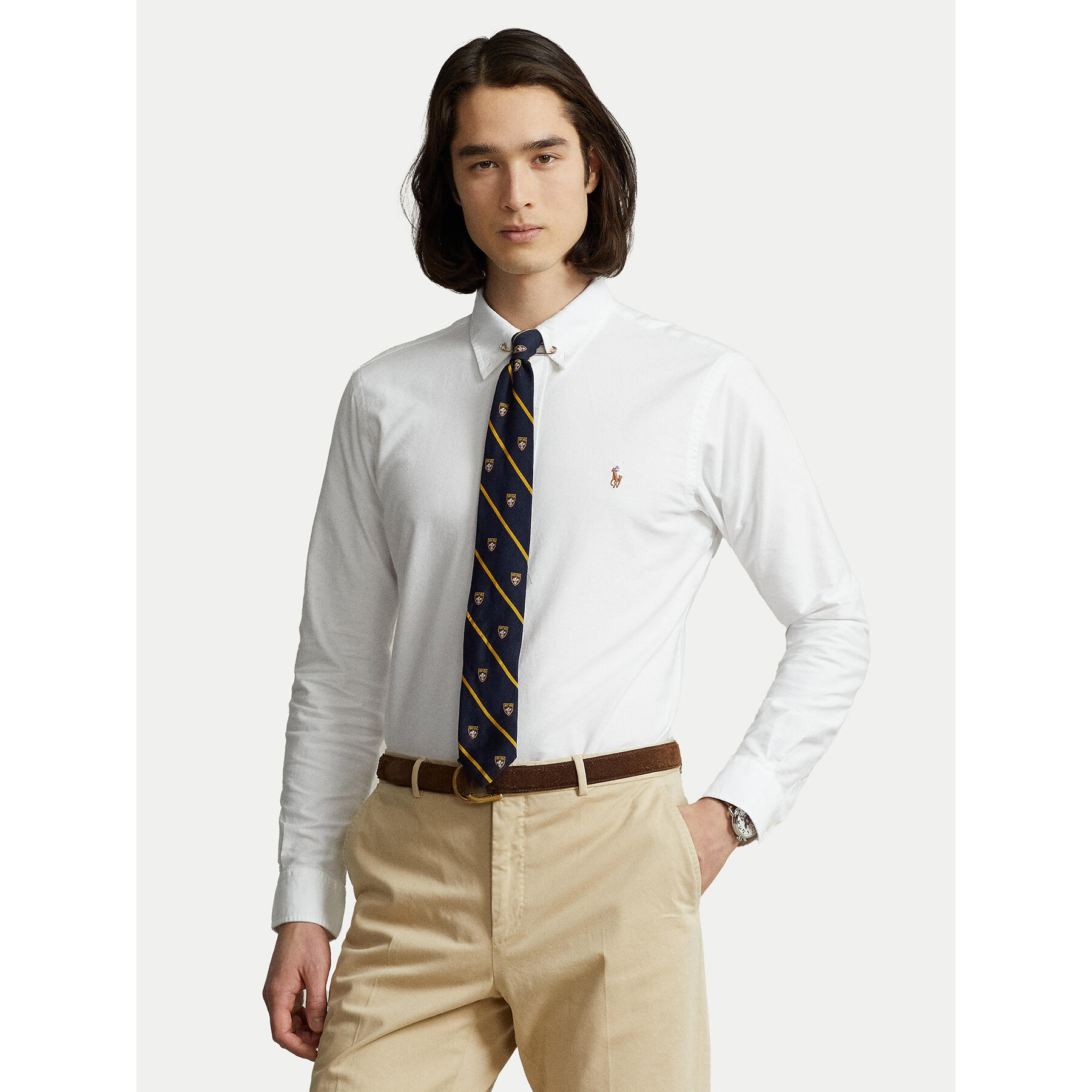 Polo Ralph Lauren Hemd Core Replen 710792041 Weiß Custom Fit