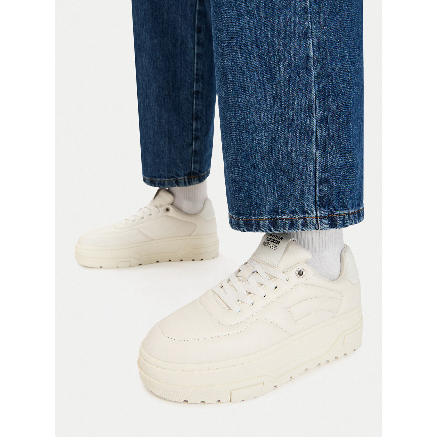 Сникърси G-Star Raw EO-GST113 Бял
