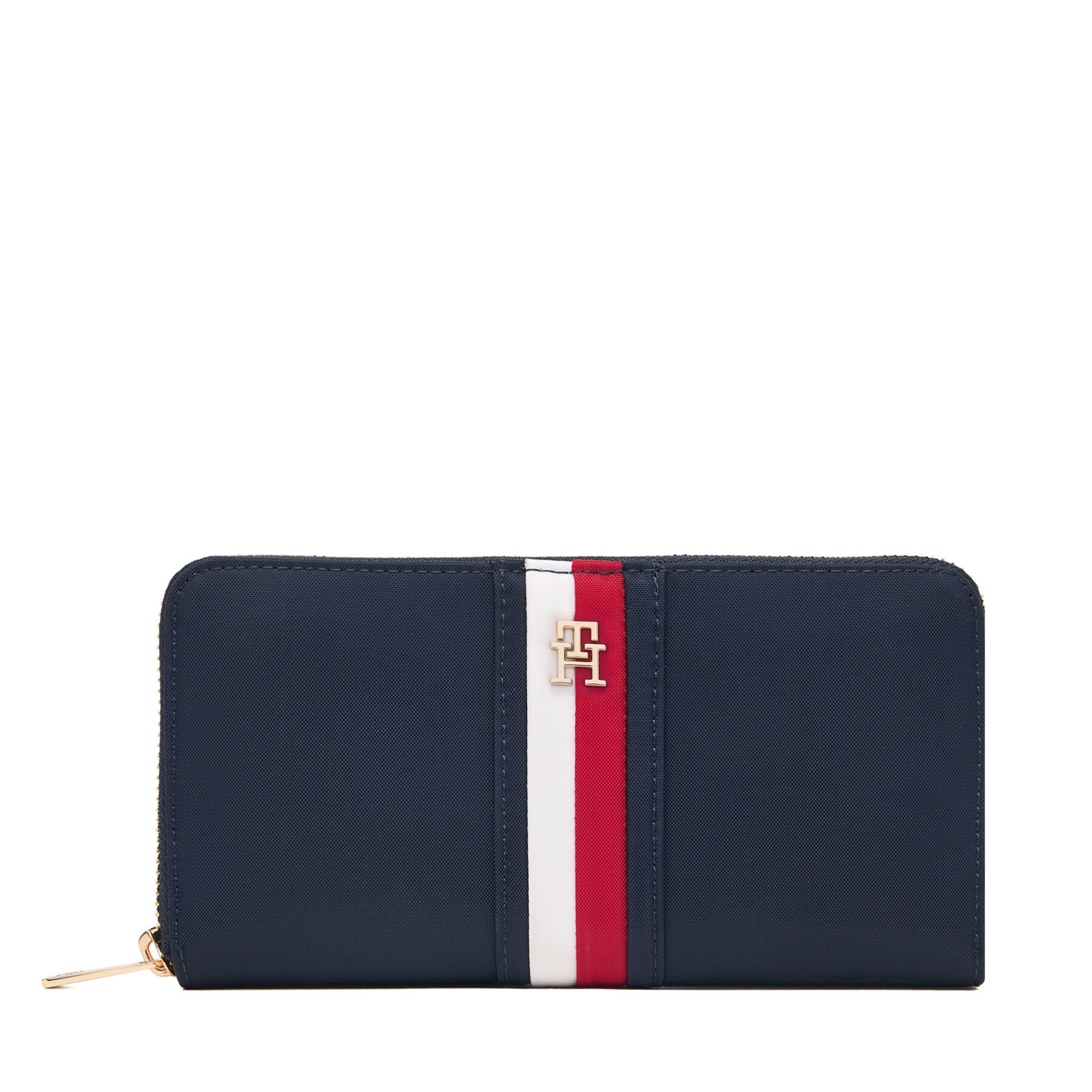 Denarnica Tommy Hilfiger Th Icon Lrg Za Nylon Corp AW0AW19165 Mornarsko modra