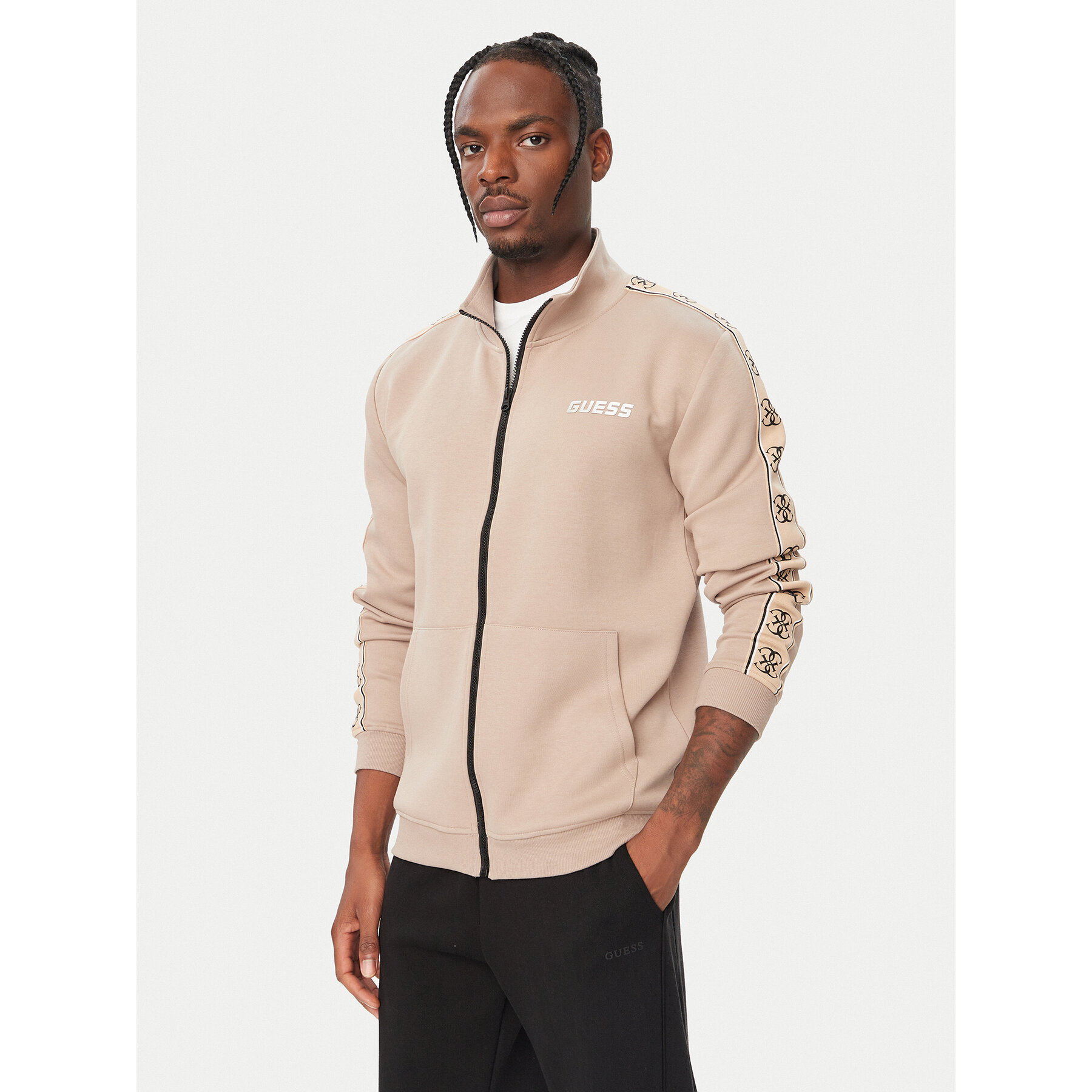 Guess Sweatshirt Z2YQ10 KB3P2 Beige Regular Fit
