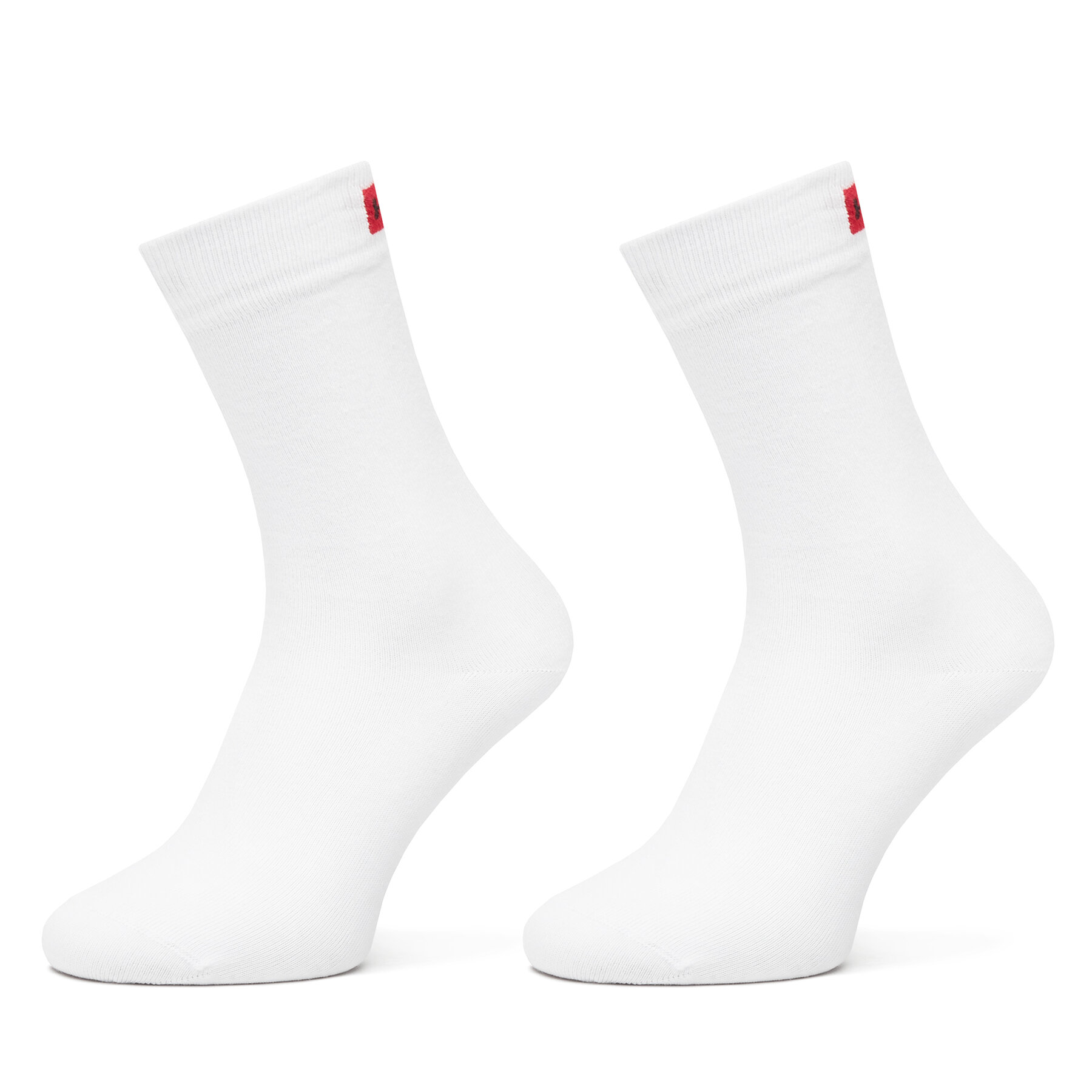 Set di 2 paia di calzini lunghi da donna HUGO 50502046 Bianco, Taglia 35_38, taglia : 35_38