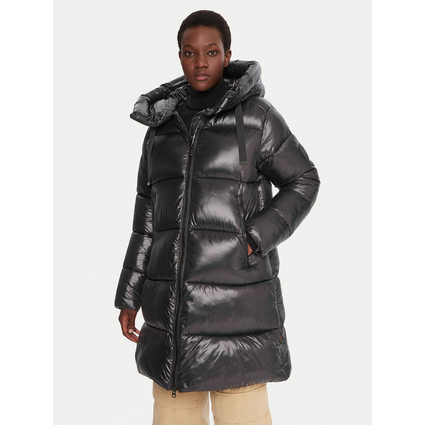 Save The Duck Winterjacke D45510W LOVE21 Schwarz Regular Fit