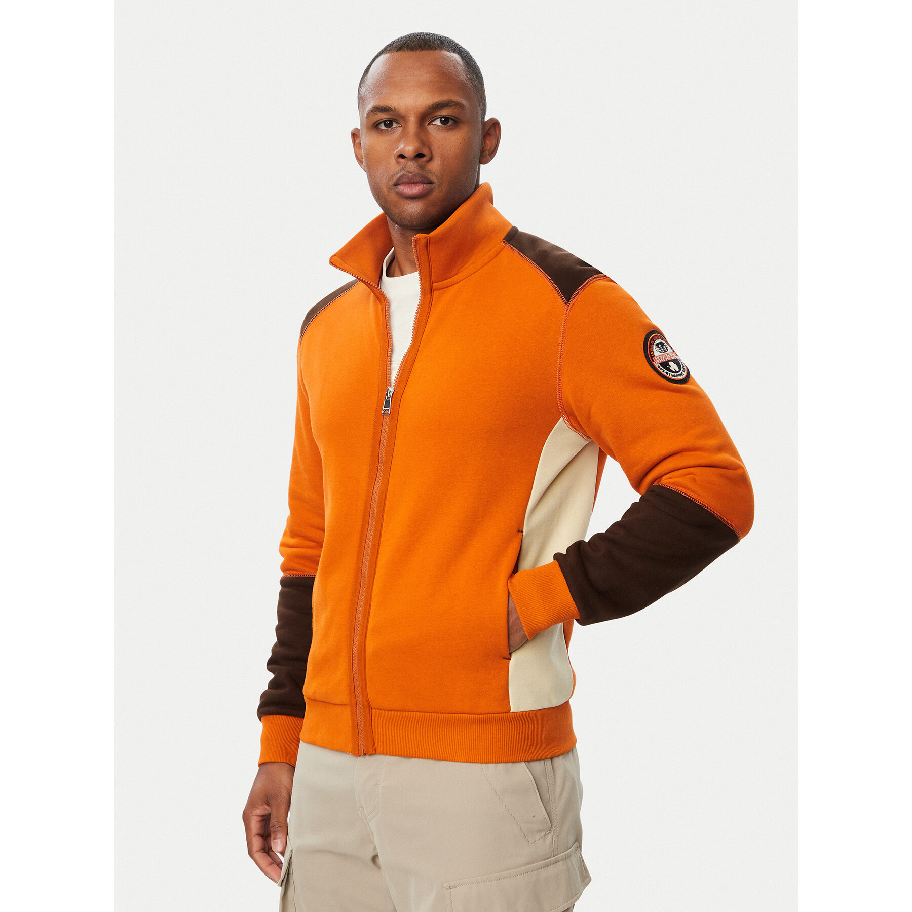 Napapijri Sweatshirt B-Archive NP0A8AFN Orange Regular Fit