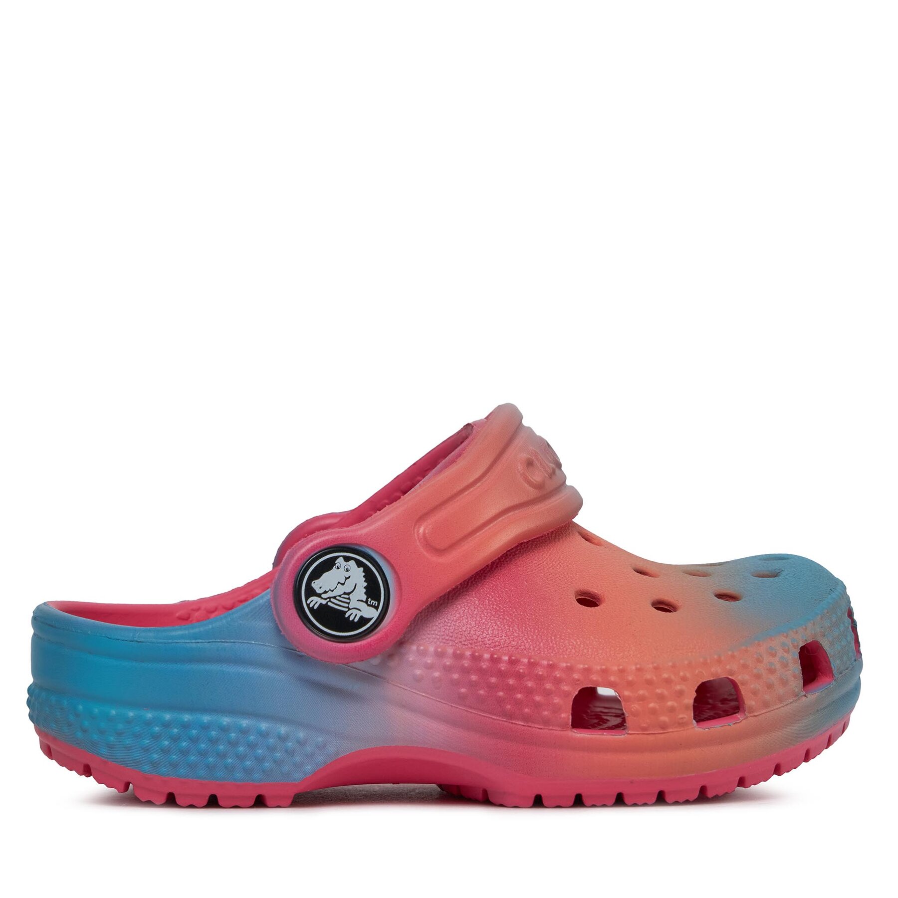 Bambina Ciabatte Crocs, Taglia 20_21, Rosa, Crocs Classic Color Dip Clog T 209043, taglia : 20_21