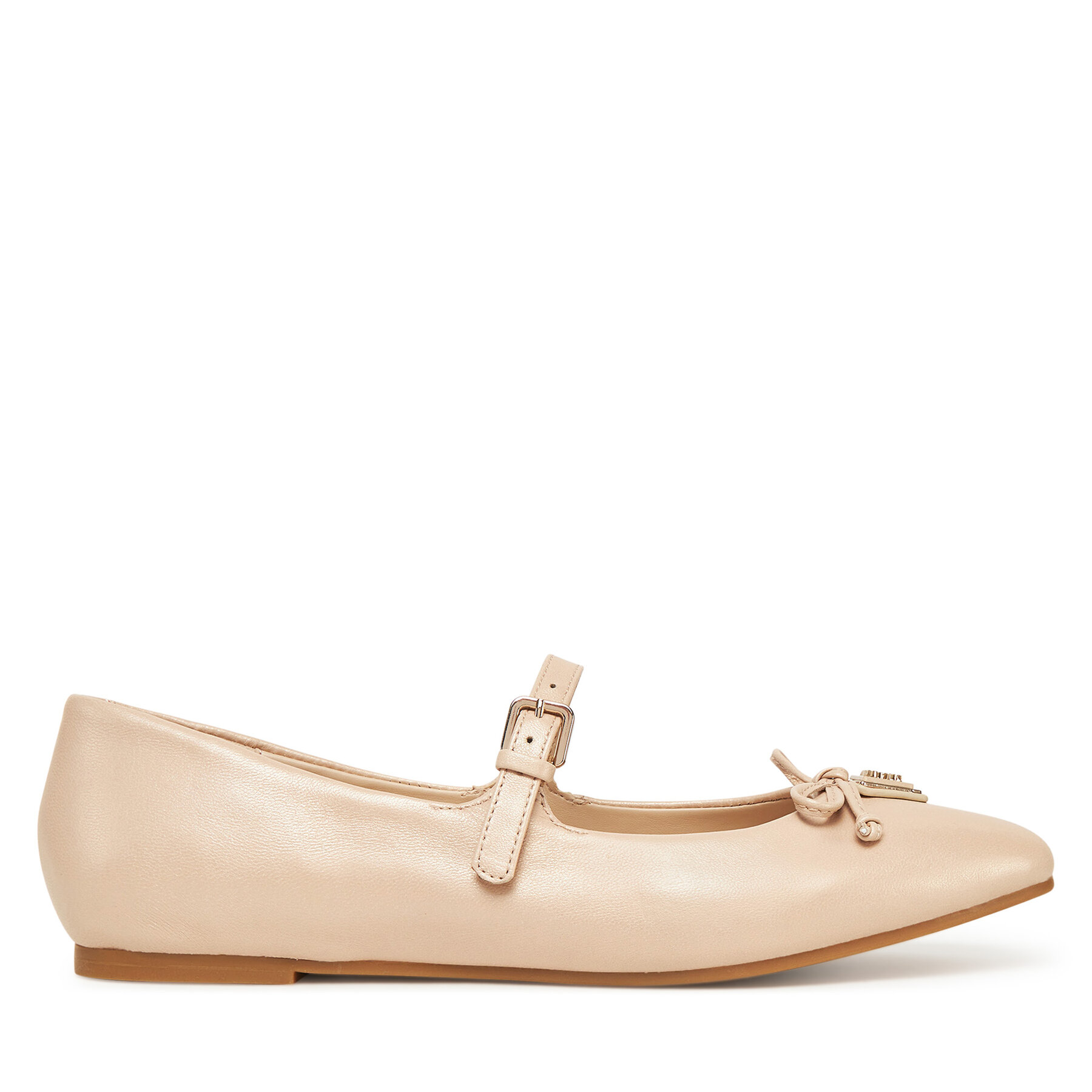 Baleríny Guess FLJKAY LEA02 Béžová