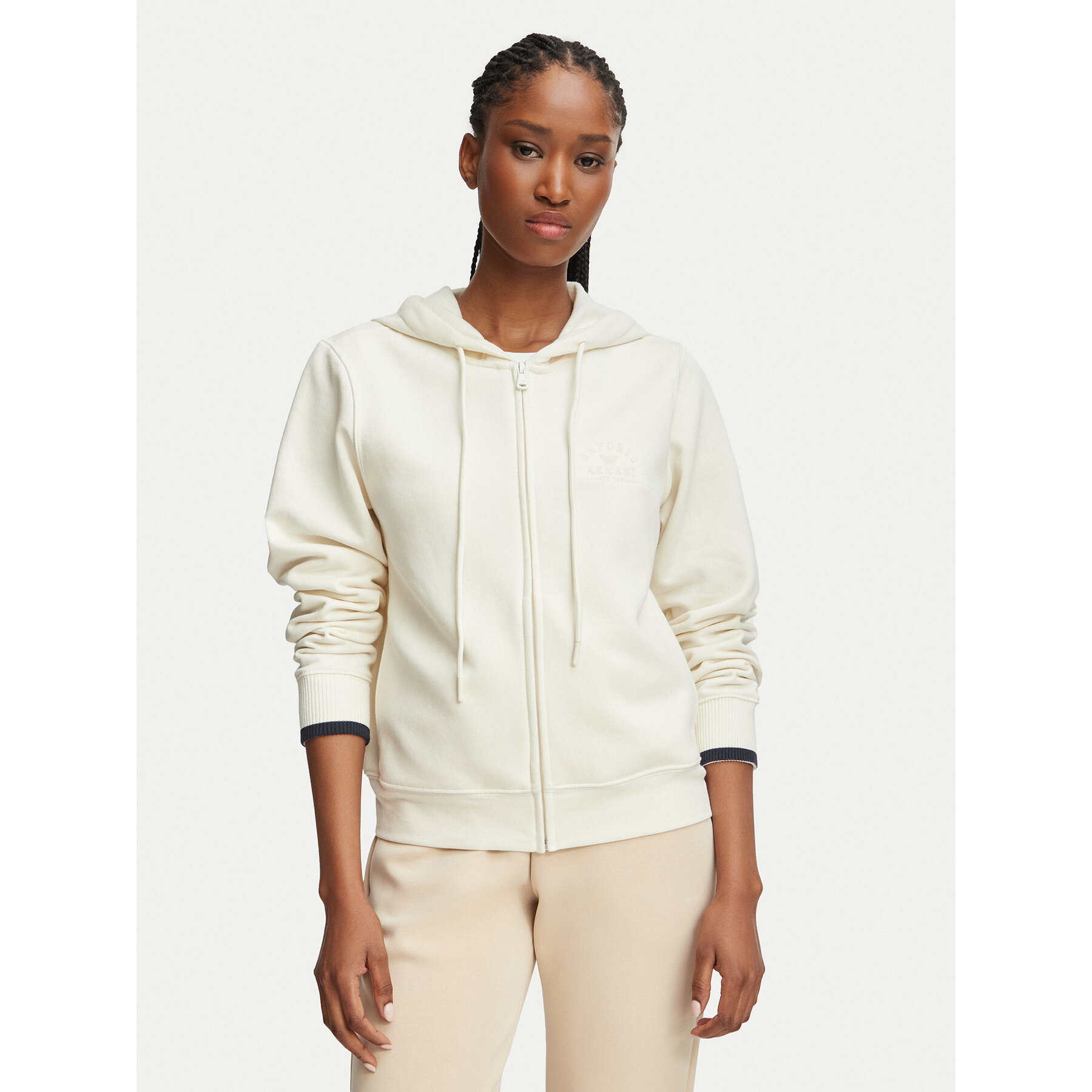 Emporio Armani Underwear Sweatshirt EW000392 AF25592 U1053 Creme Regular Fit