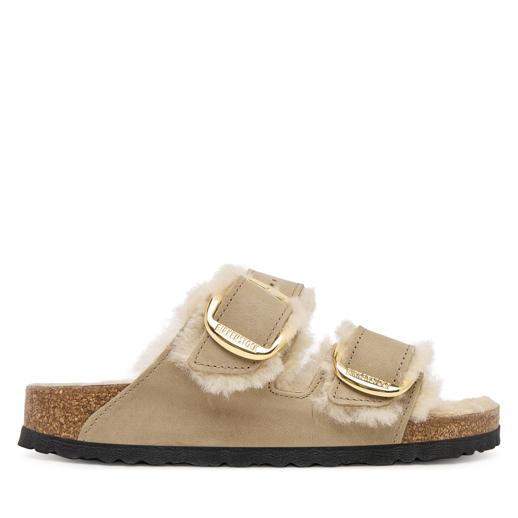 Чехли Birkenstock Arizona Big Buckle Shearling 1030384 Кафяв