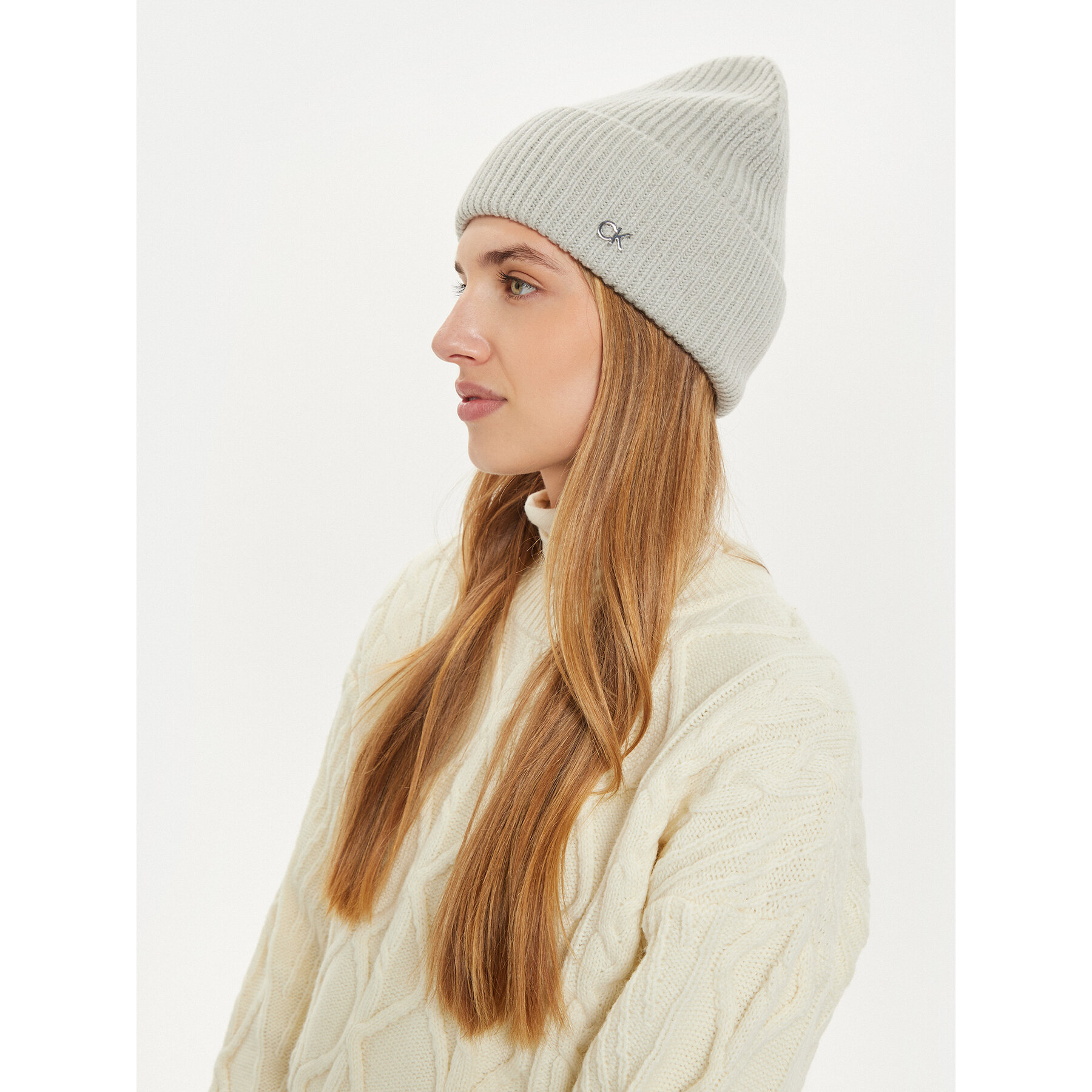 Berretto Calvin Klein K60K612592 Grigio, Taglia 00, taglia : 00