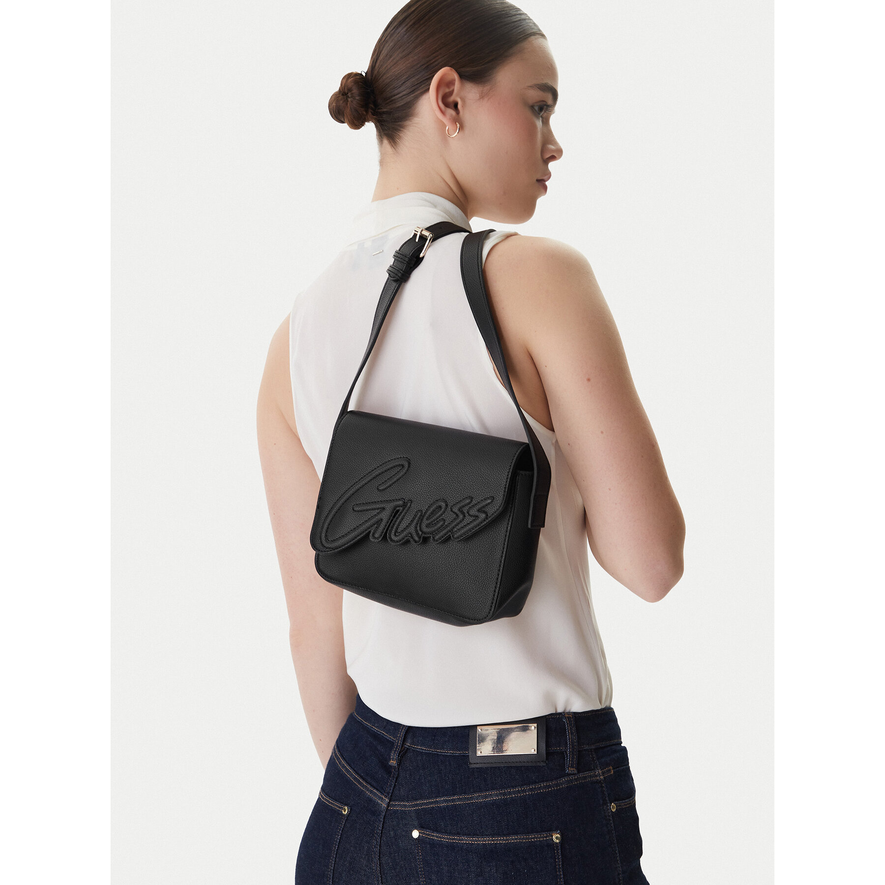 Geantă Guess J3YZ32 WG730 Negru