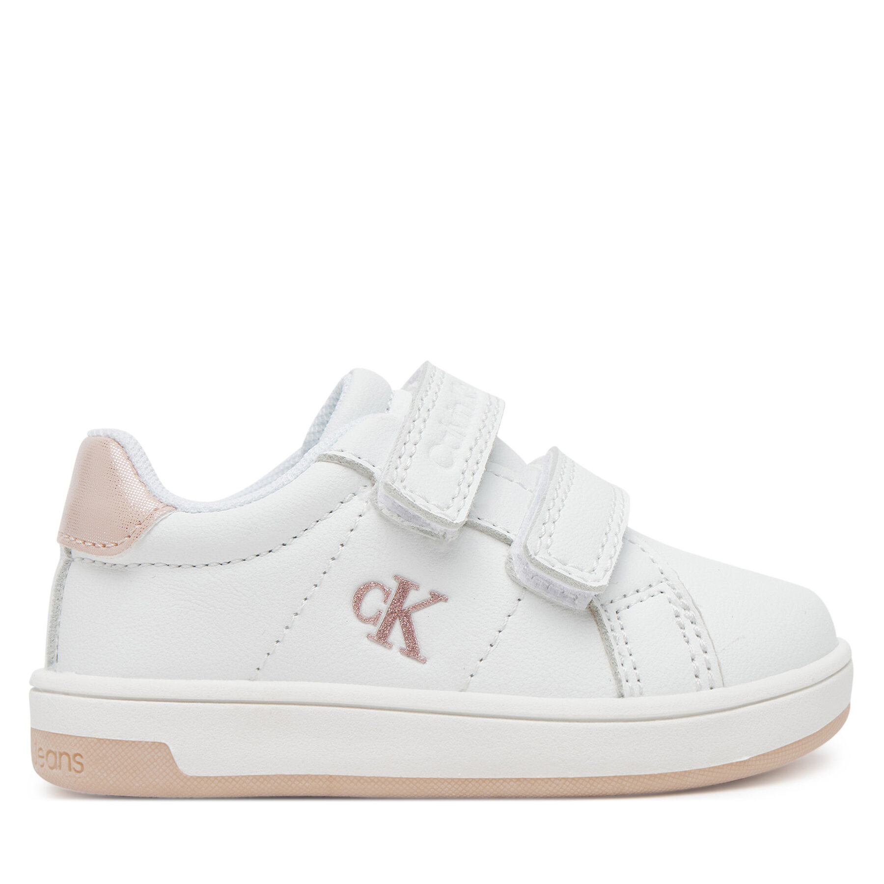 Sneakers Calvin Klein Jeans Low Cut VelCro V1A9-82007-1355X M Alb