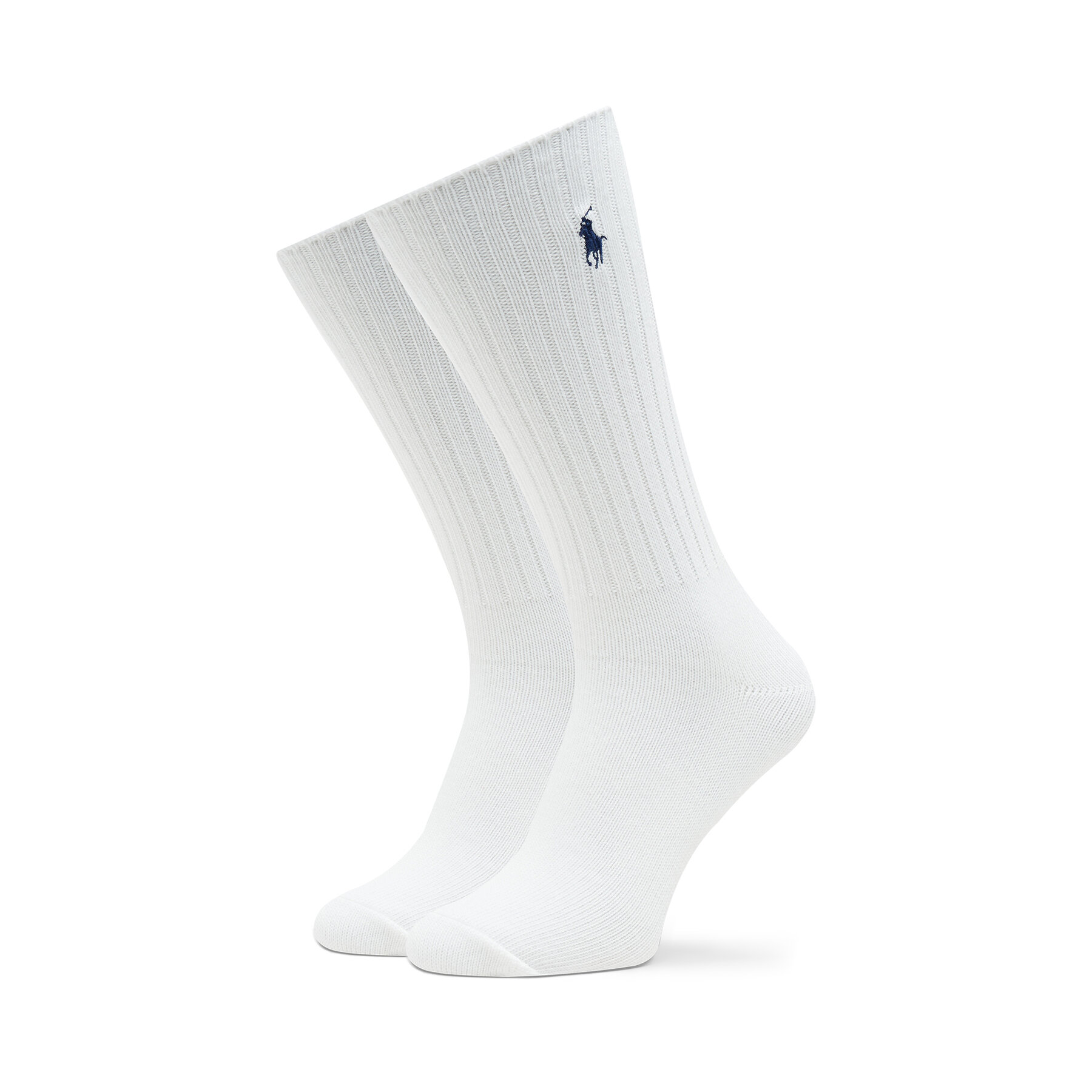 Skarpety Wysokie Męskie Polo Ralph Lauren Biały 449876014003