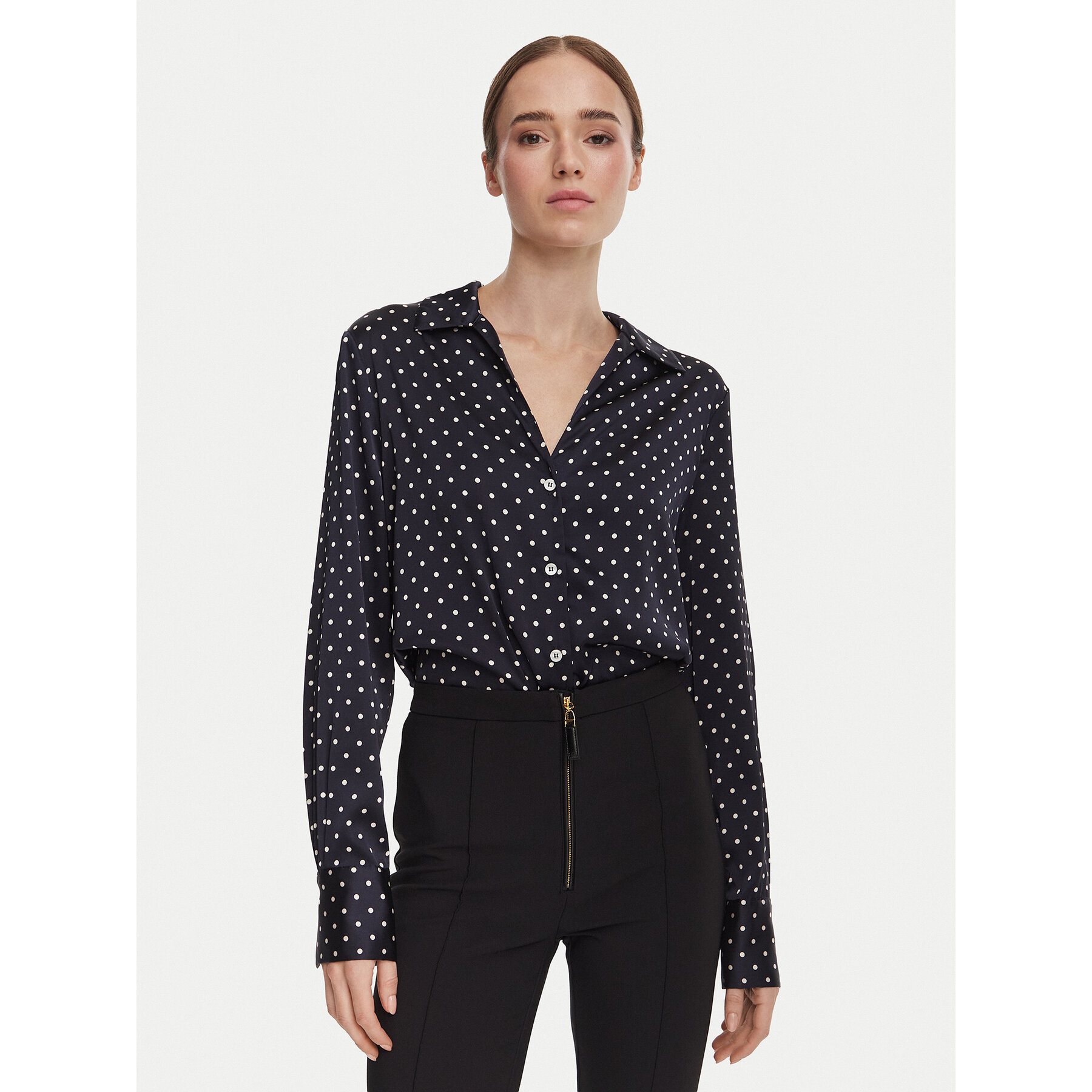 Guess Hemd W6YH23 W2946 Dunkelblau Regular Fit