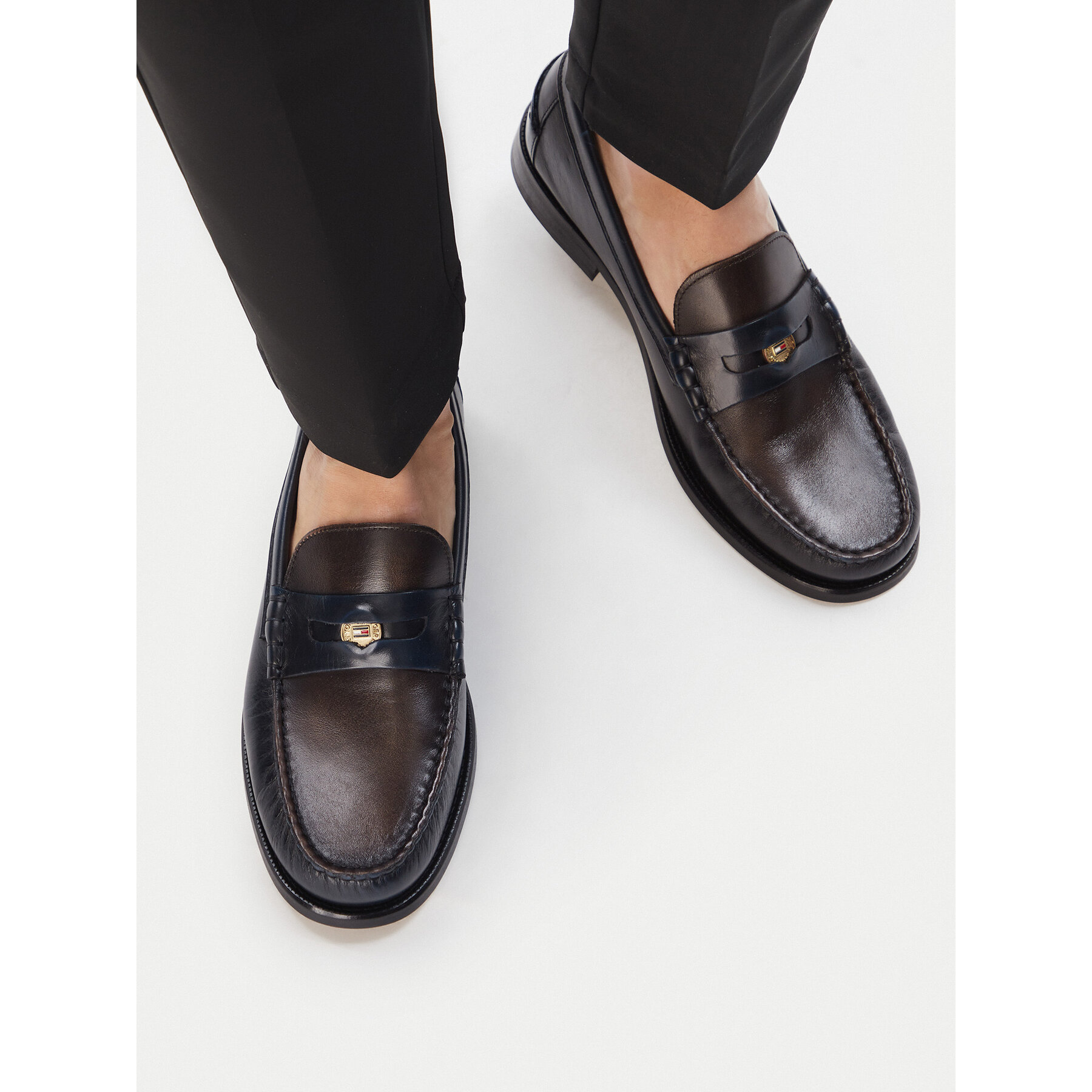 Мокасини Tommy Hilfiger FM0FM06076 Тъмносин