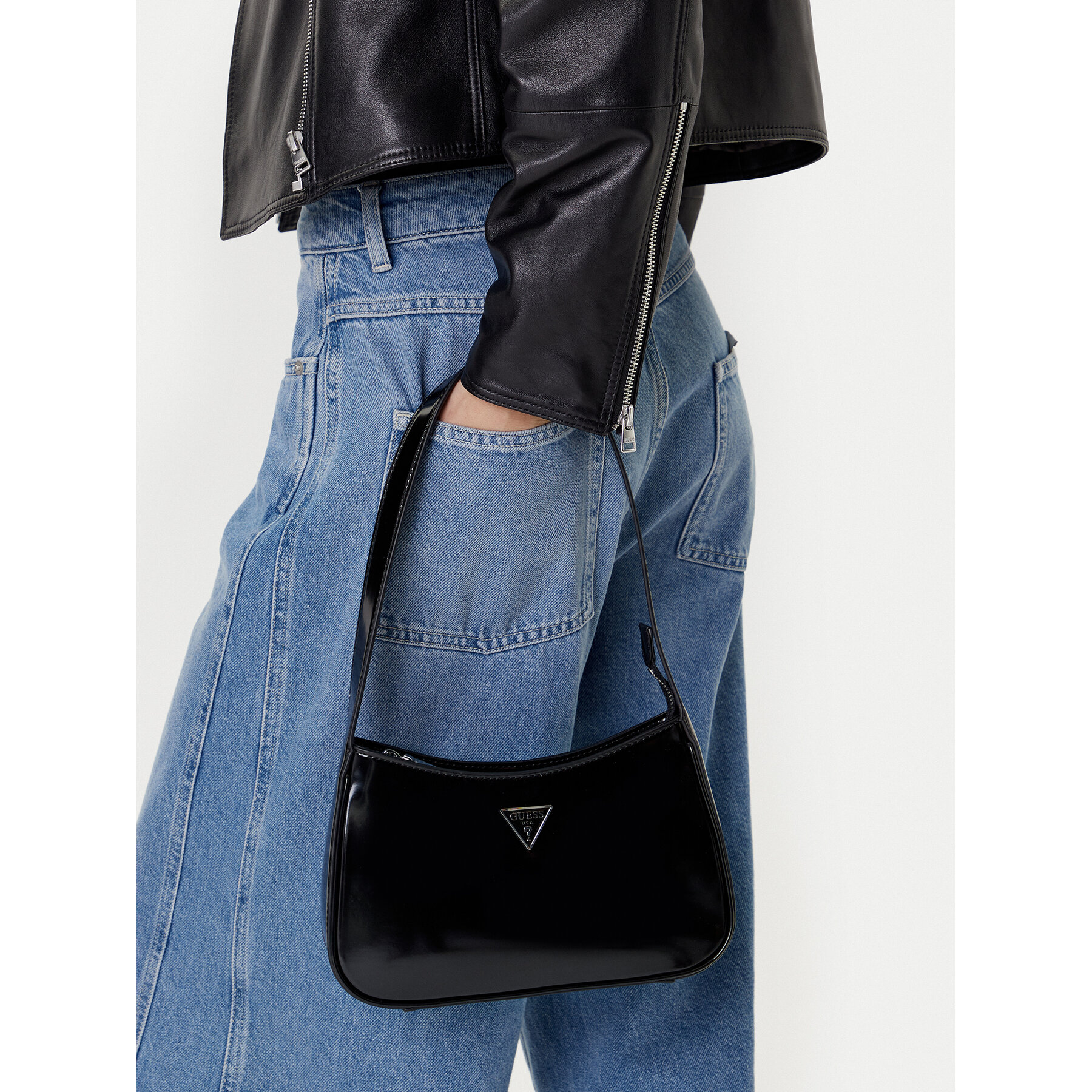 Geantă Guess Arnela HWNY94 96170 Negru