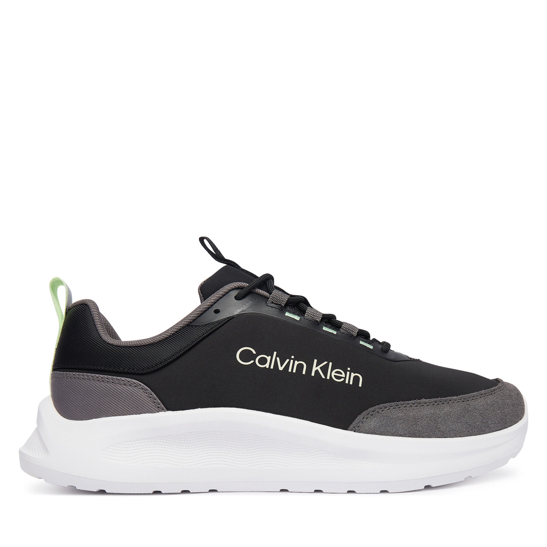 Sneakersy Calvin Klein Light Eva Runn Ess Laceup Ny-Su HM0HM02342 Čierna