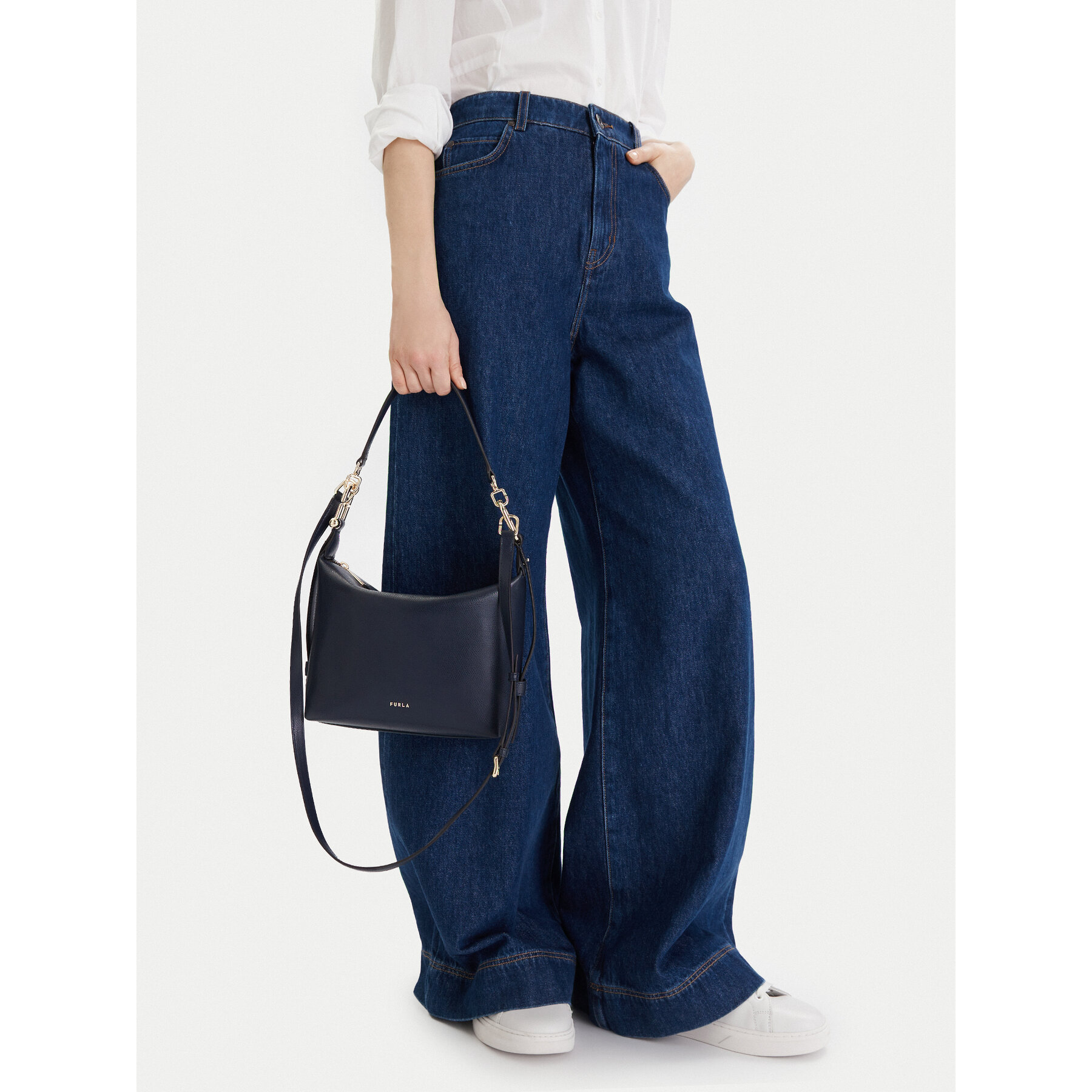 Geantă Furla Tonie Mini WE00877 A.0023 CN 2676S Bleumarin