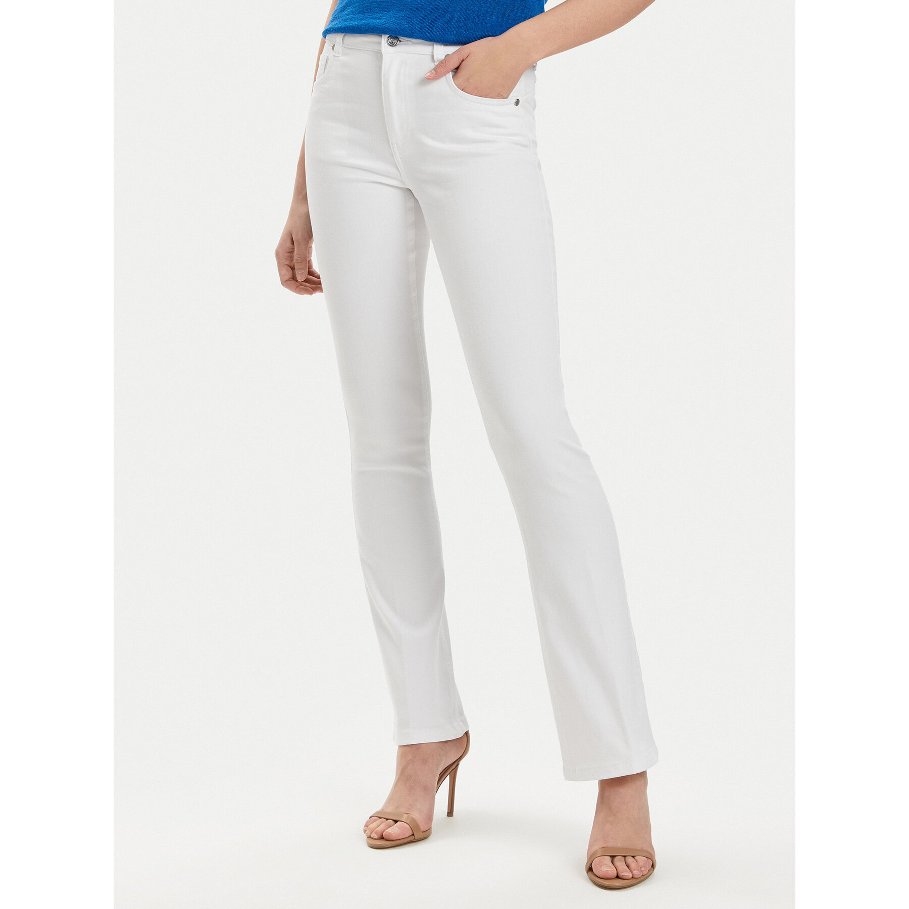 Silvian Heach Jeans GPP24504JE Weiß Regular Fit