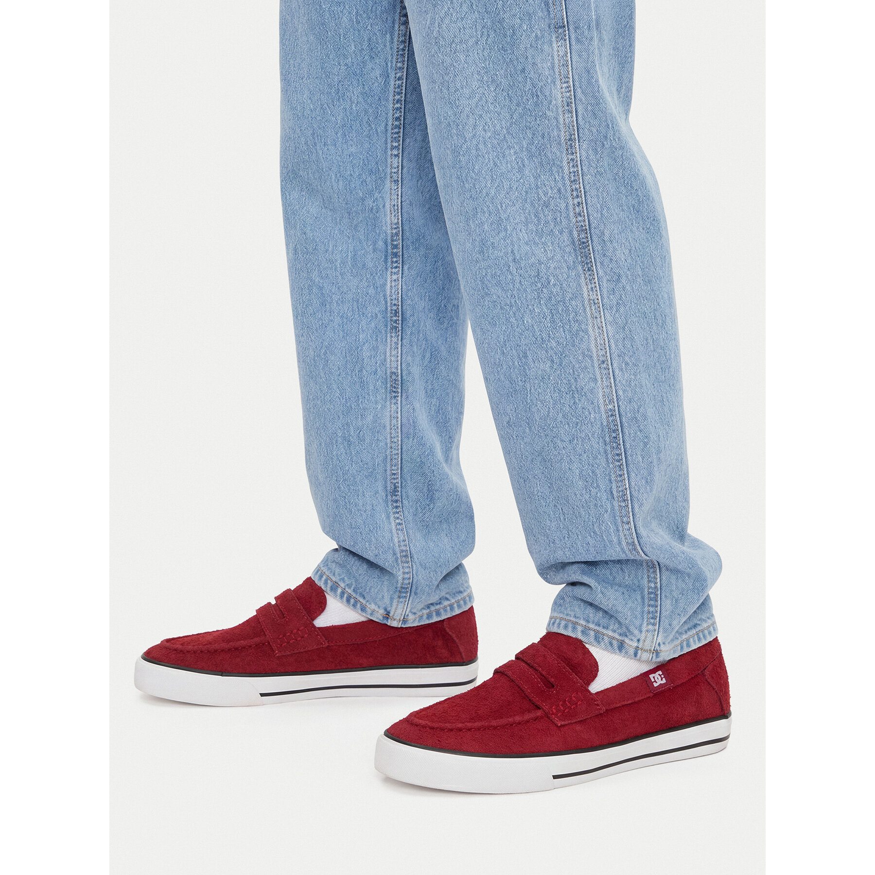 Teniși DC Shoes EO-LEA-ZL-D107 Vișiniu