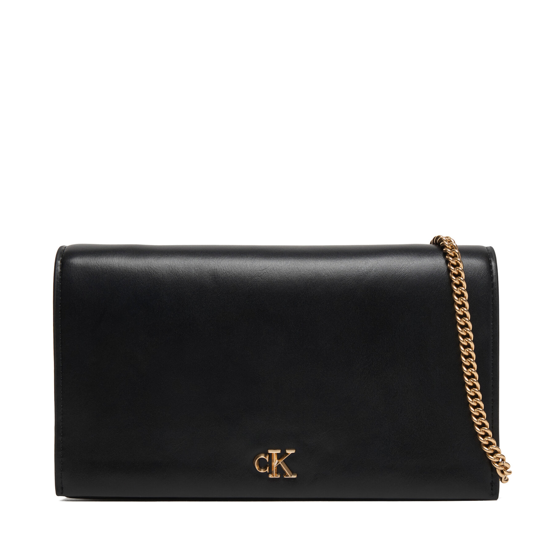 Geantă Calvin Klein Ck Wallet On Chain LV04F3319G Negru