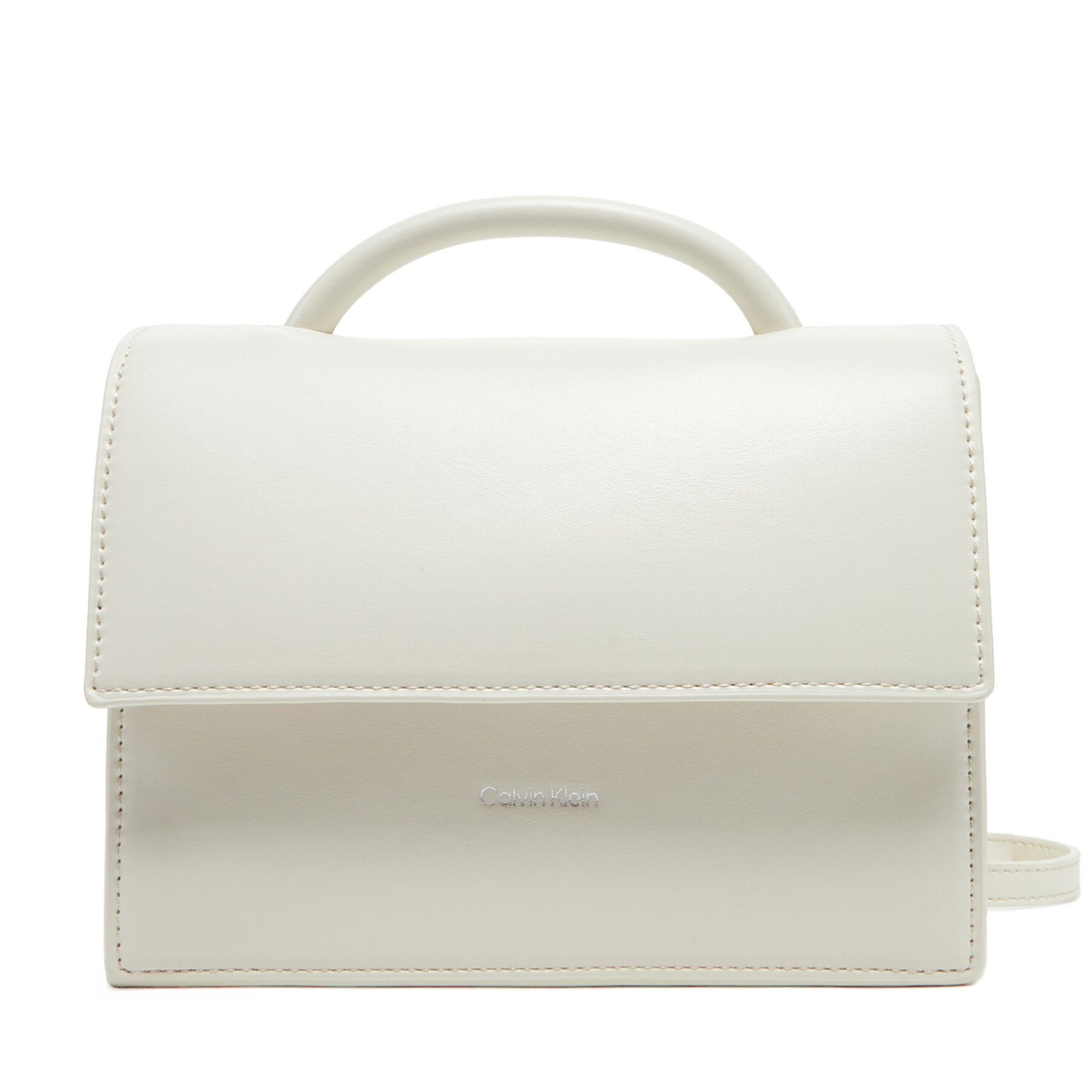 Kabelka Calvin Klein Ck Linn Top Handle Crossbody K60K613162 Écru