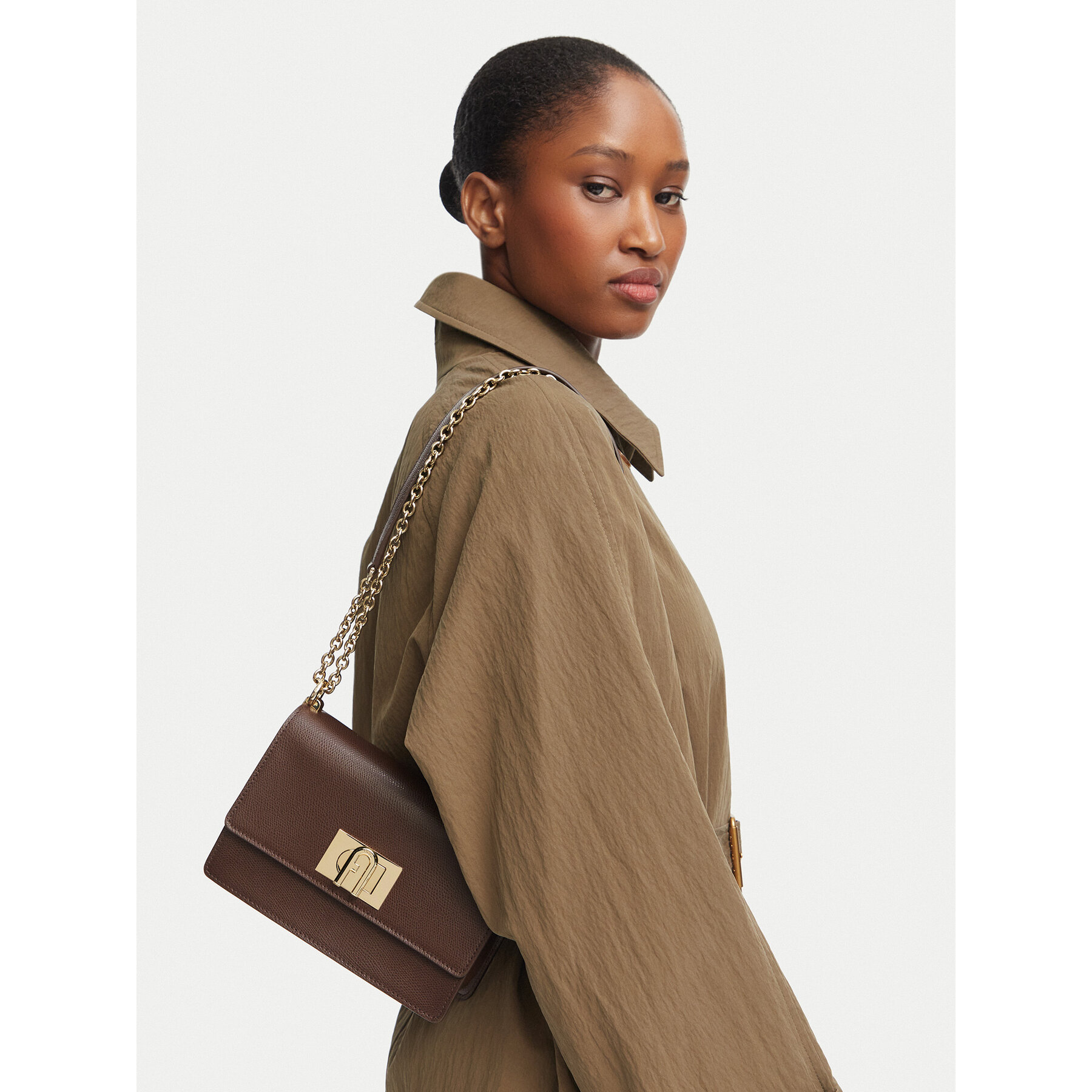 Geantă Furla 1927 Mini BAFKACO ARE000 4284S Maro închis