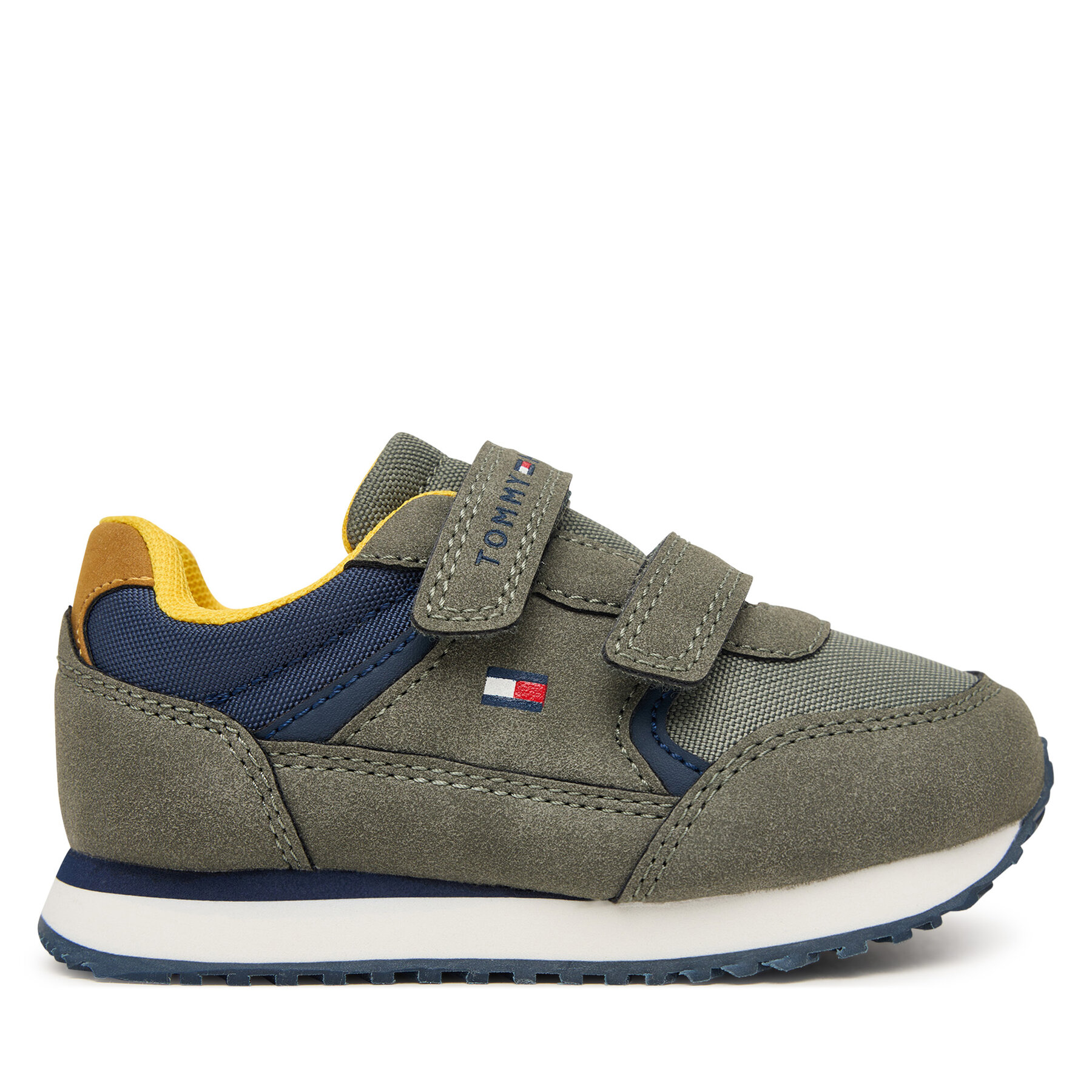 Сникърси Tommy Hilfiger Low Cut Velcro Sneaker T1X9-35253-1960 M Зелен