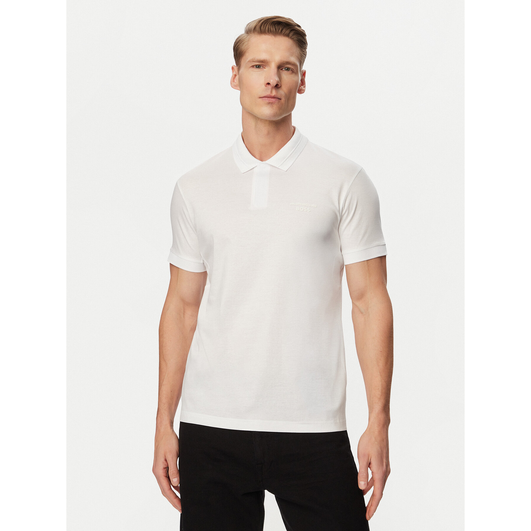 BOSS Poloshirt PS Spirit70 50559801 Weiß Regular Fit