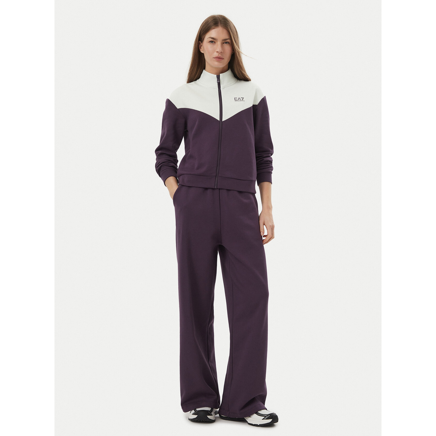 EA7 Emporio Armani Jogginganzug 7W001409 AF25626 MA050 Dunkelgrau Regular Fit