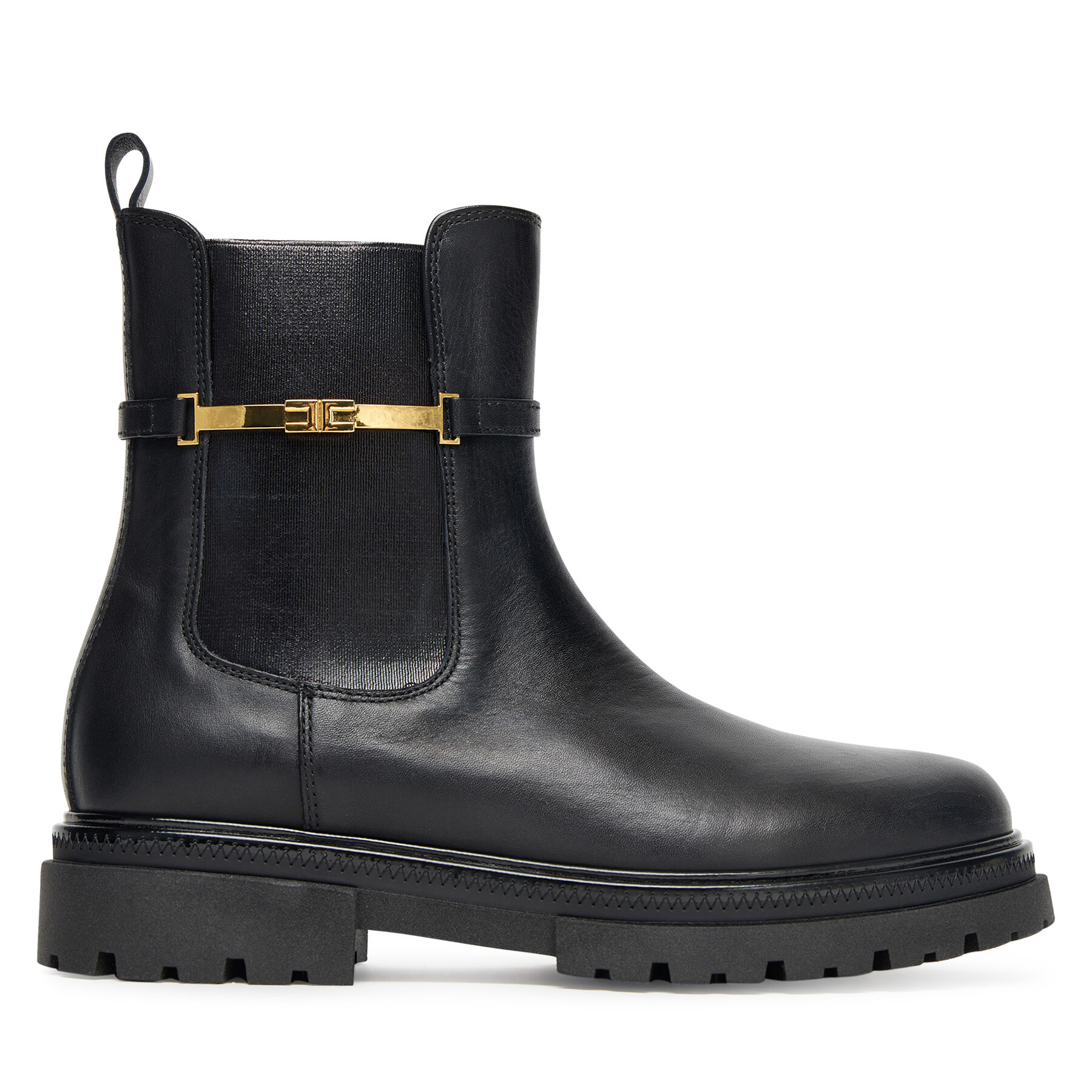 Bokacsizma Elisabetta Franchi Chelsea Bot F4A5-E0441-1251 D Fekete