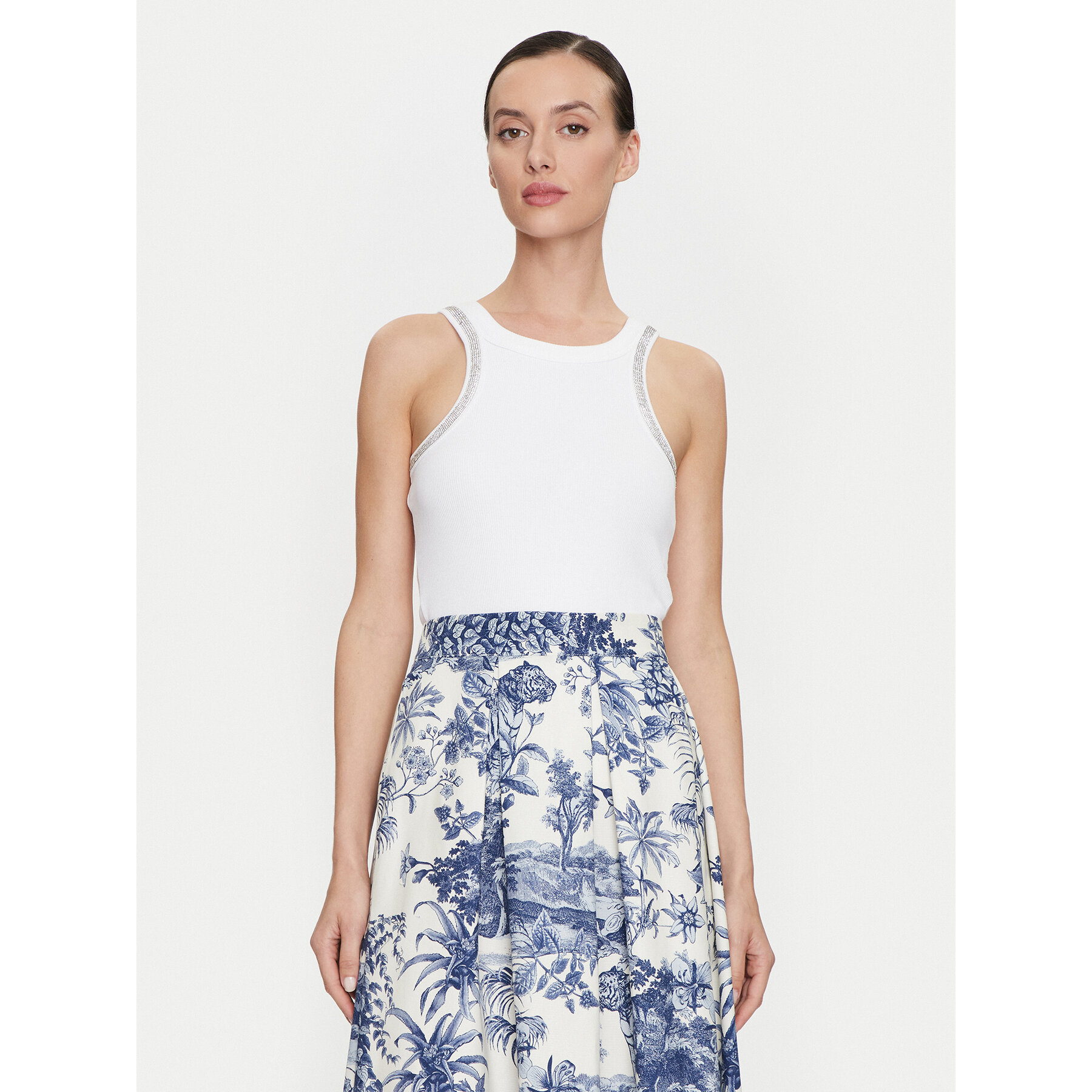 ViCOLO Τοπ RB0244 Λευκό Regular Fit