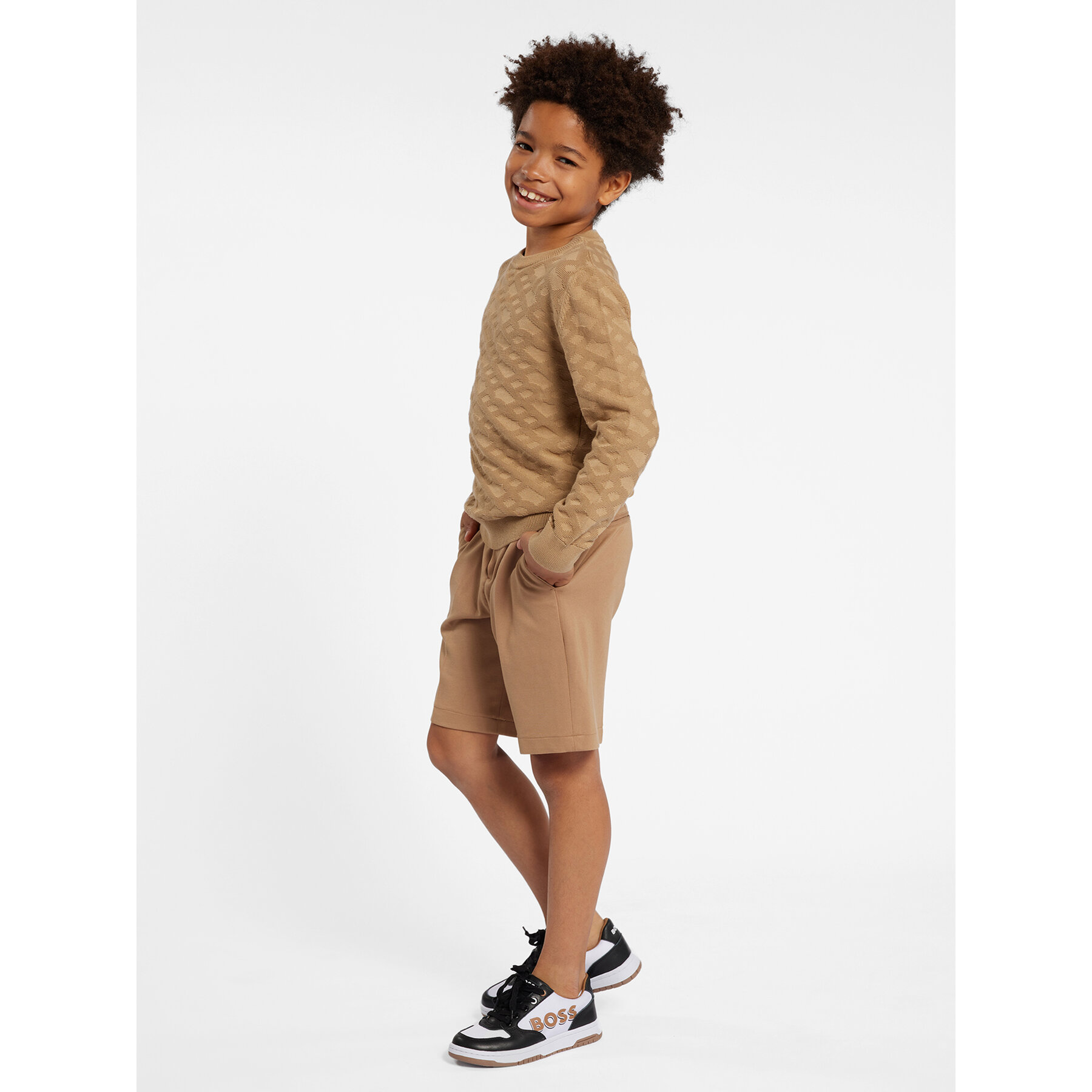 Sneakers Boss J50861 M Negru