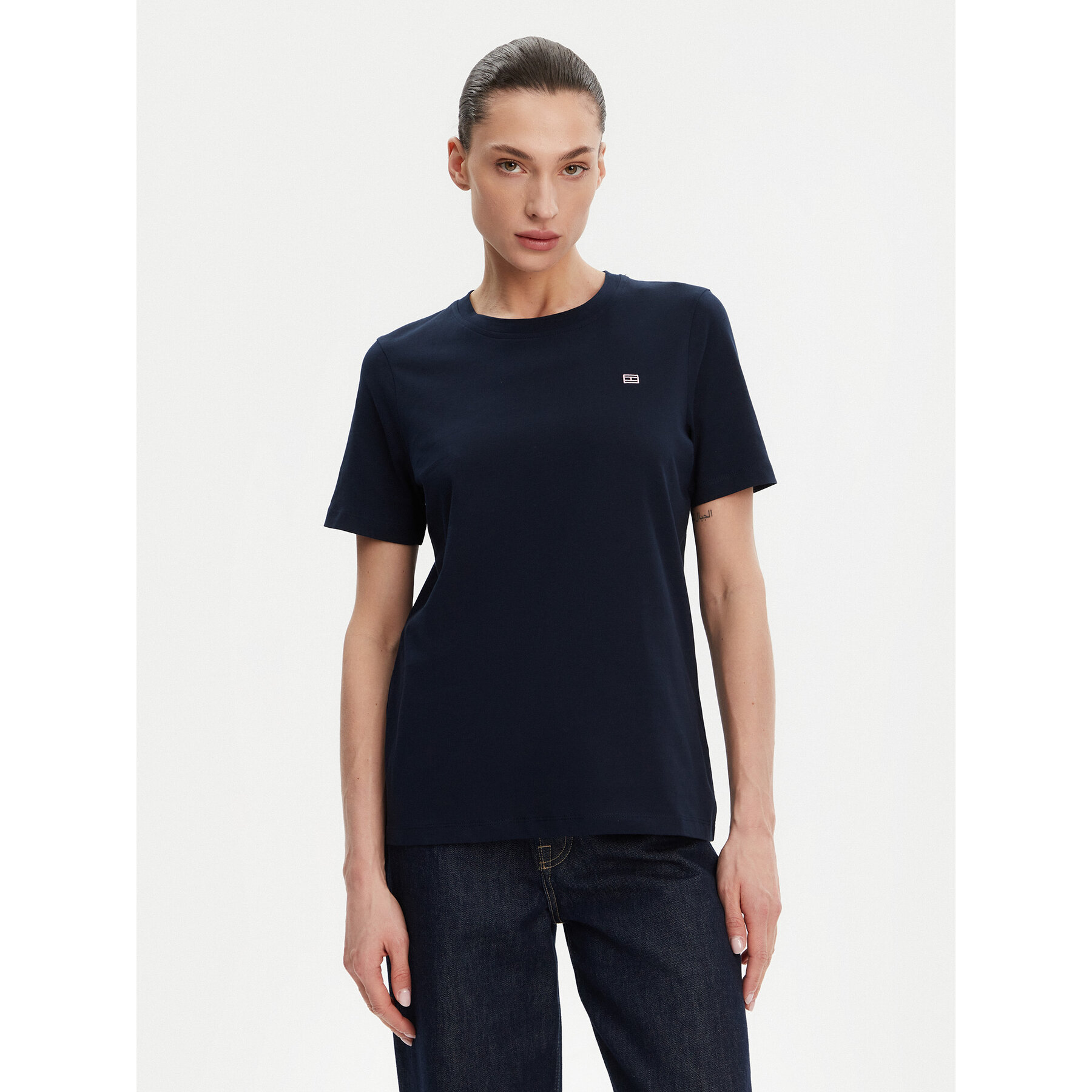 Tommy Hilfiger Póló WW0WW45522 Sötétkék Regular Fit